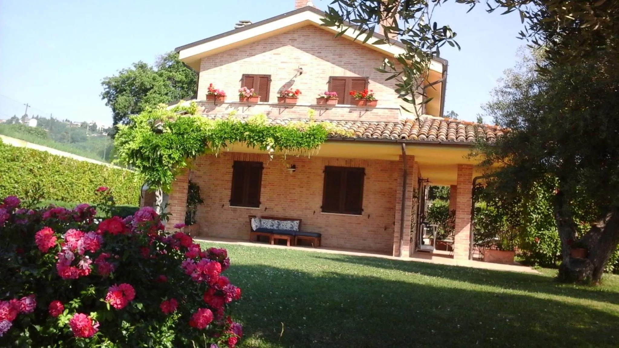 Garden view in Cumana Blu Apartments
