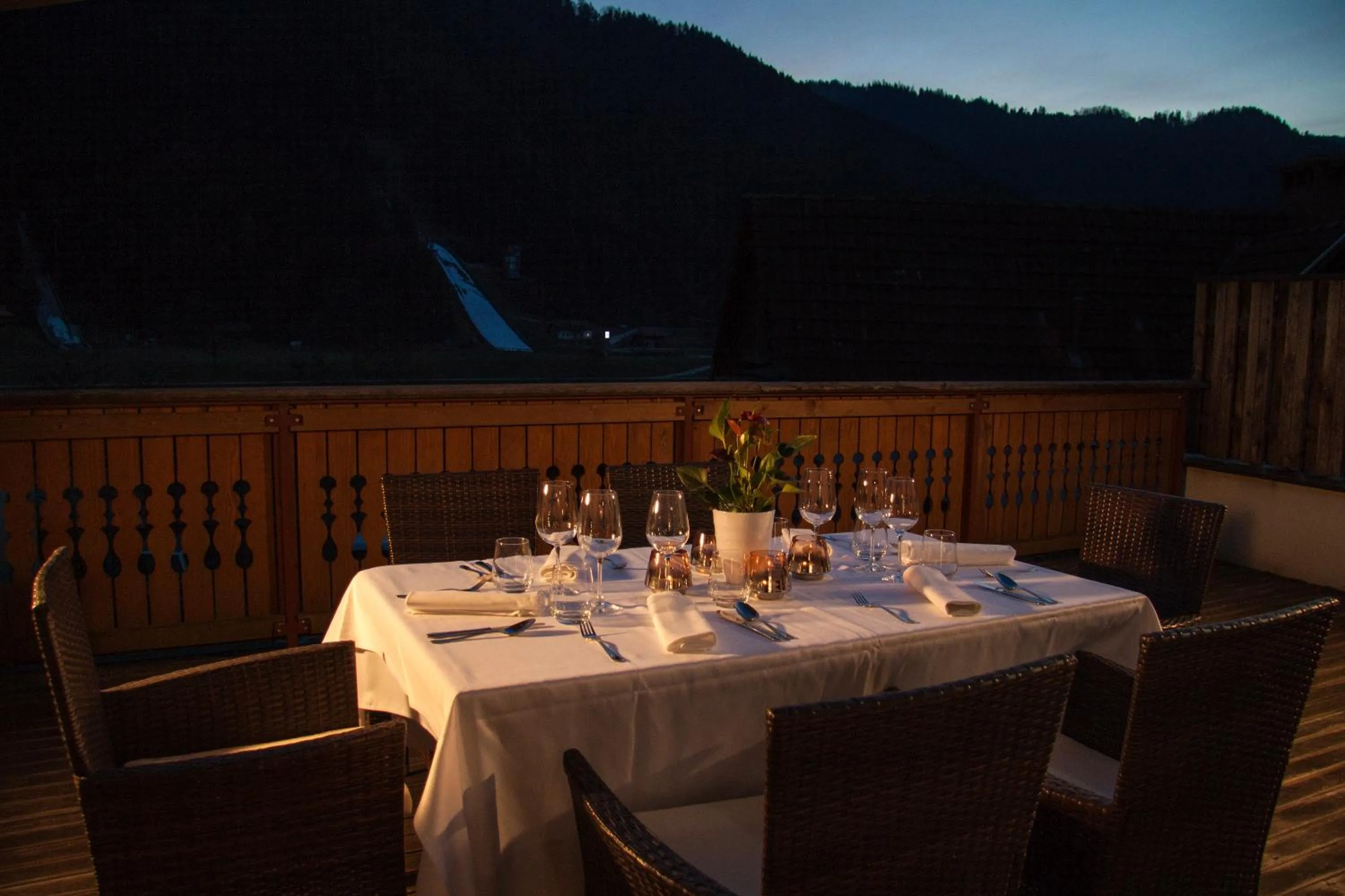 Balcony/Terrace in Hotel Planinka