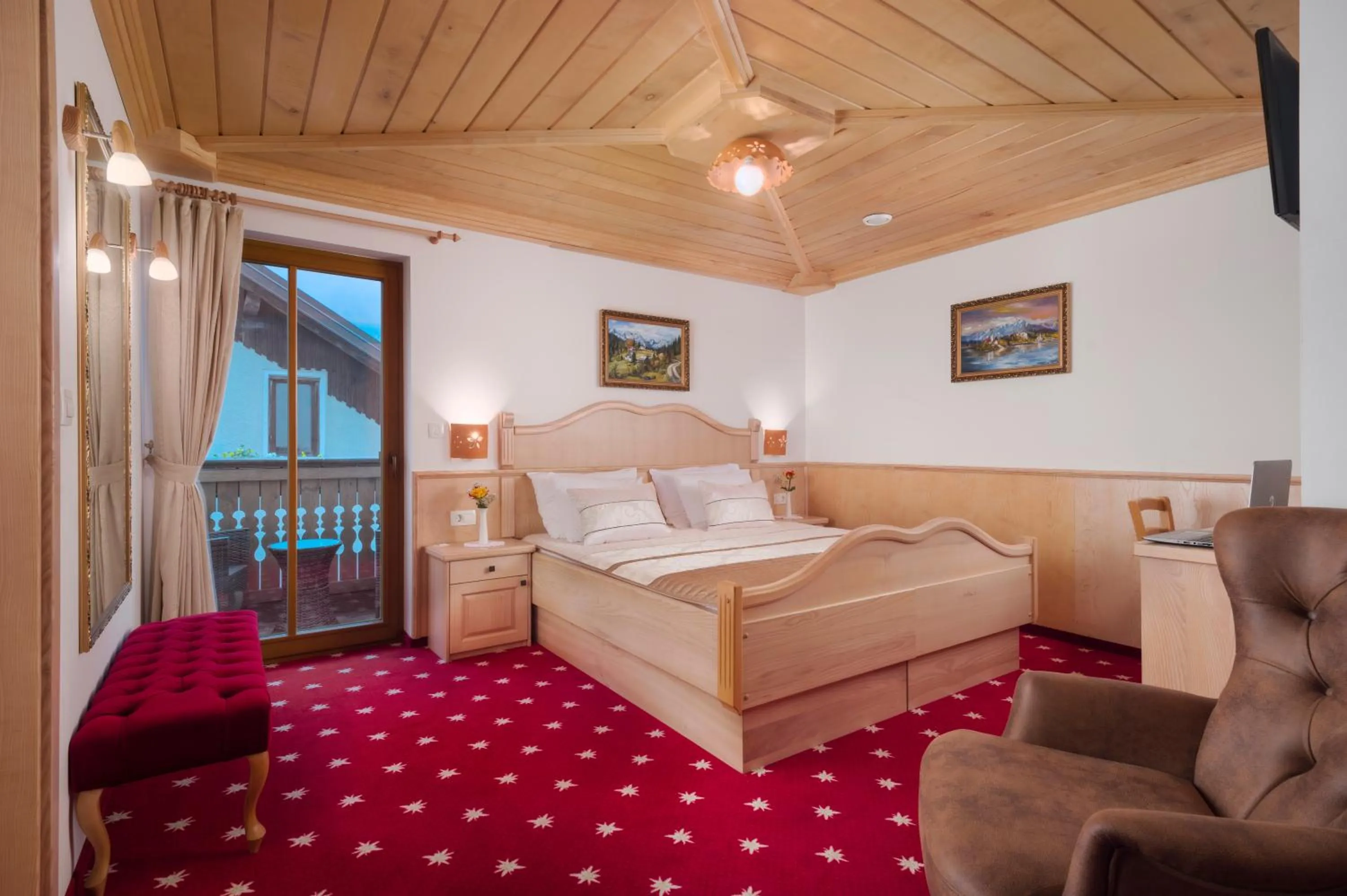 View (from property/room), Bed in Hotel Planinka