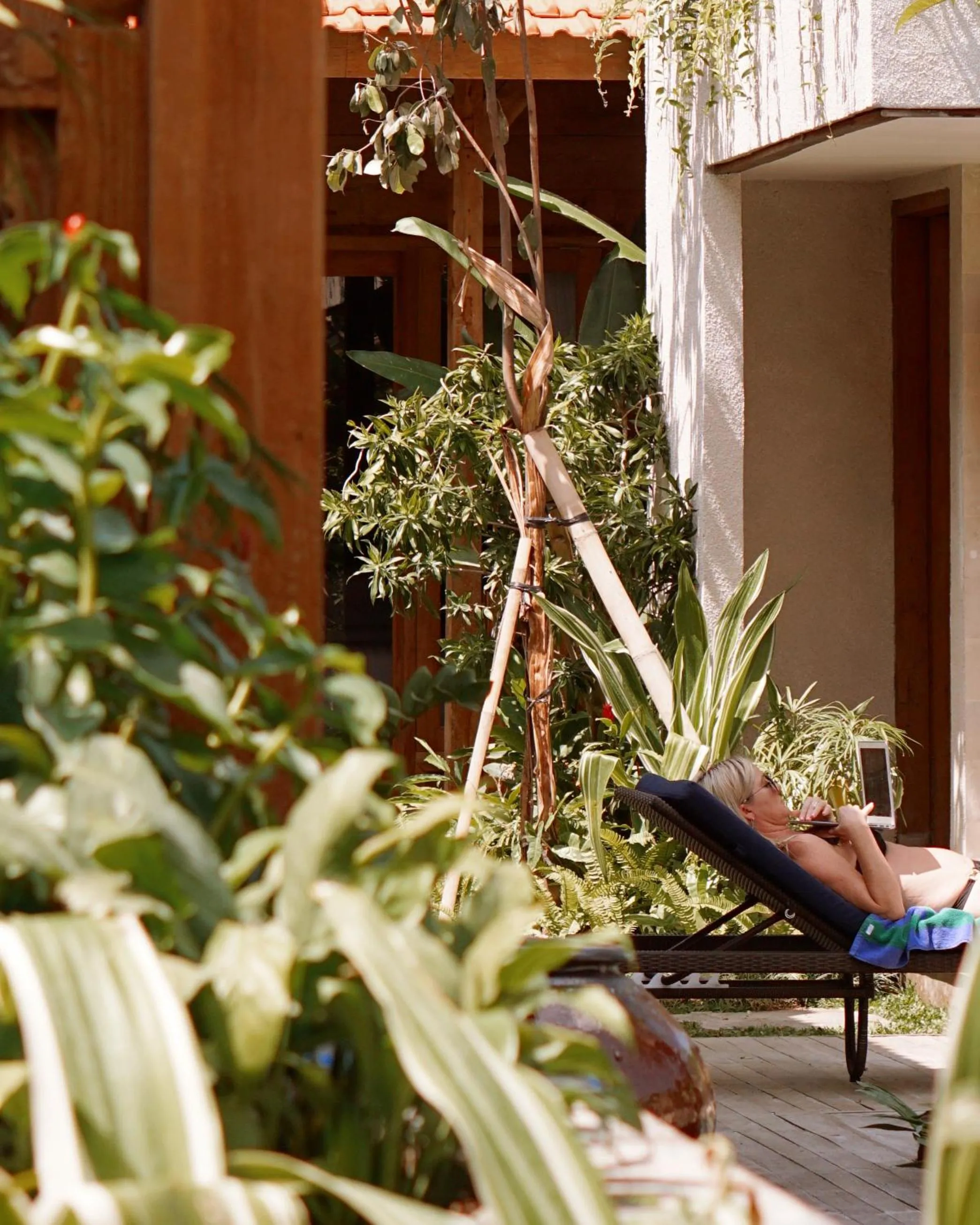 Natural landscape in Rimbun Canggu Villa