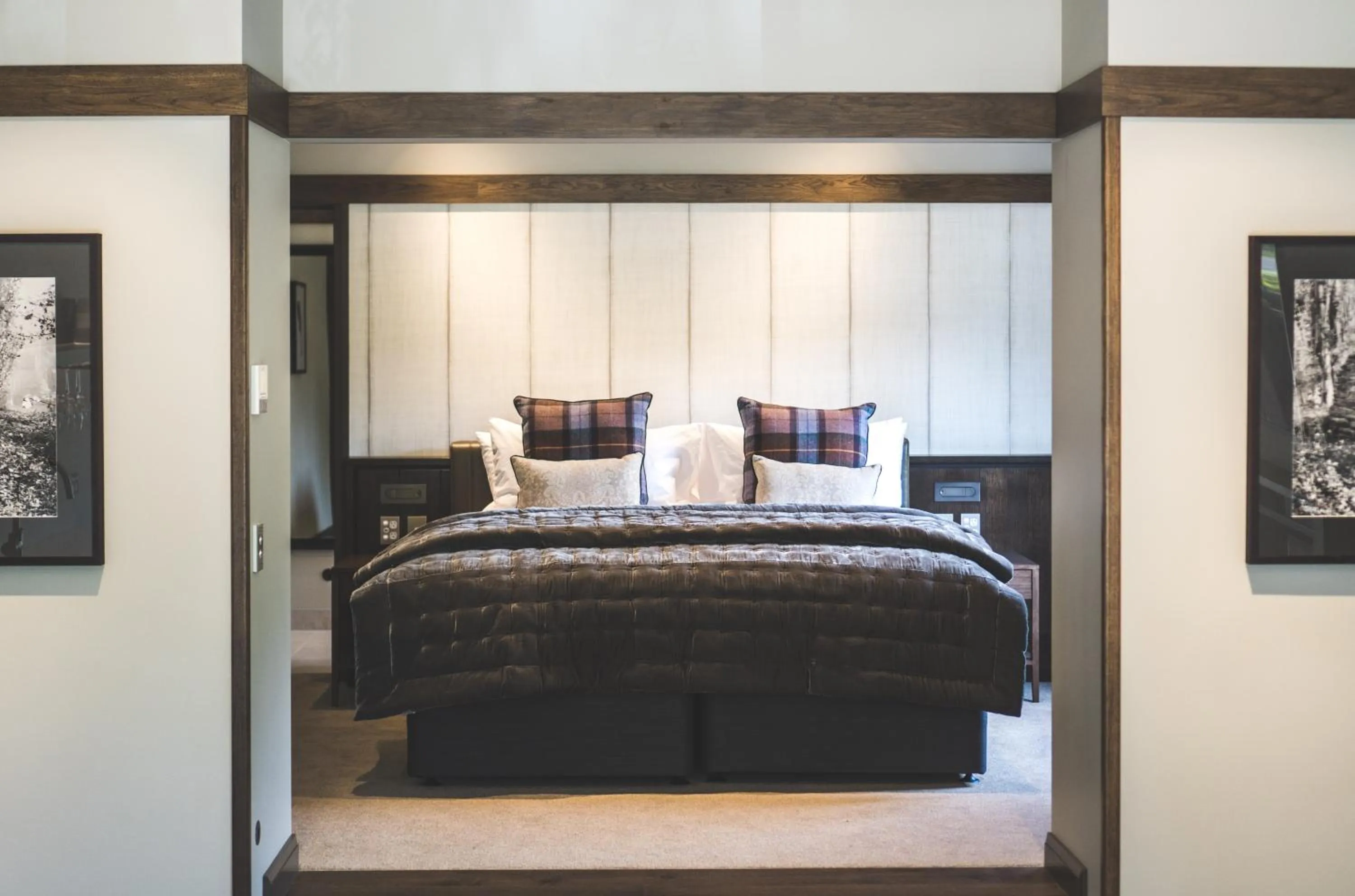 Bed in Gibbston Valley Lodge and Spa