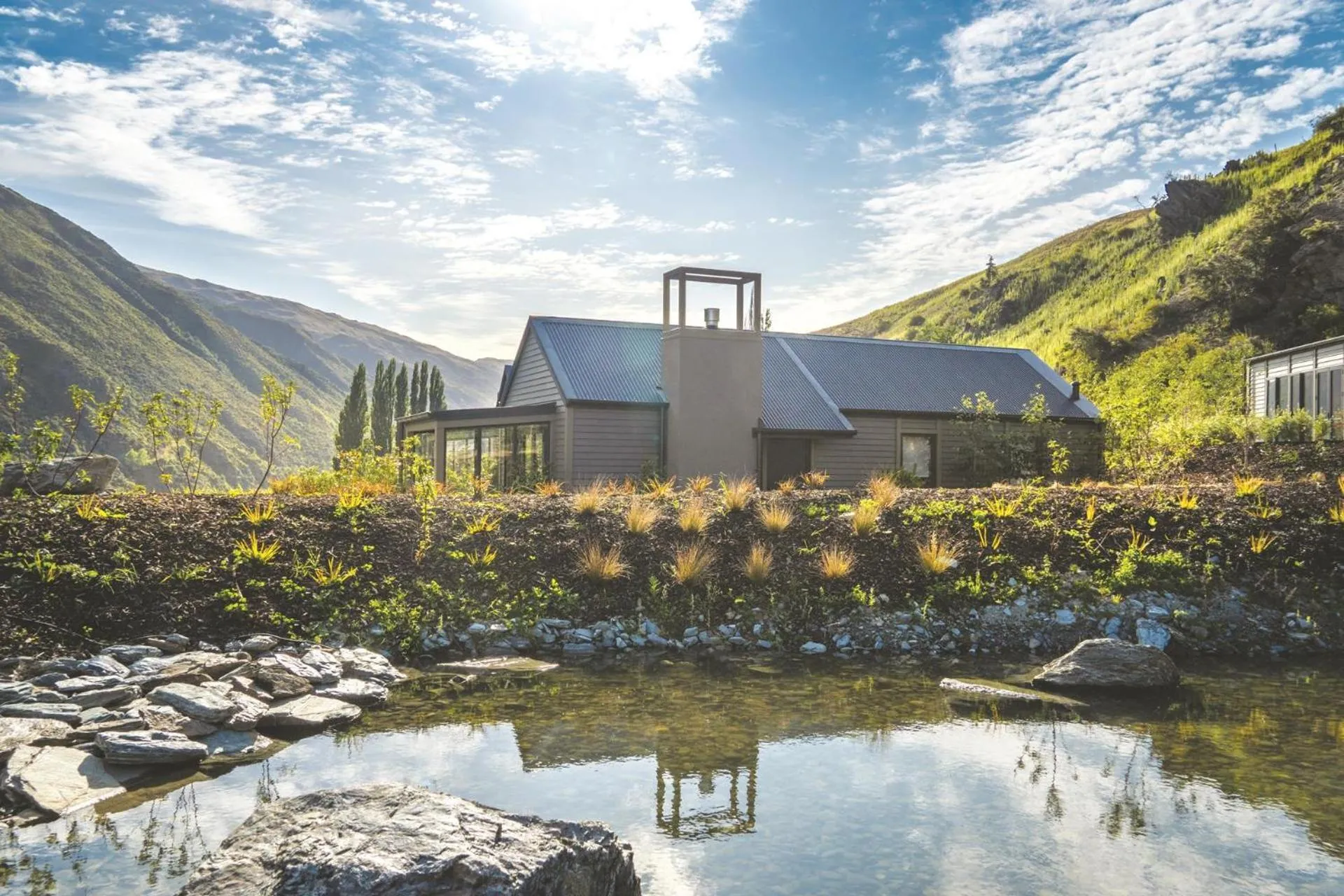 Property building in Gibbston Valley Lodge and Spa