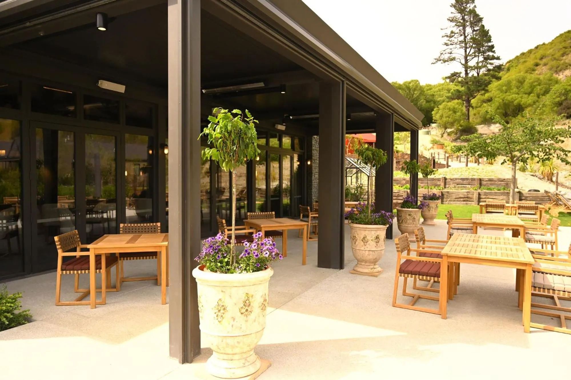 Patio in Gibbston Valley Lodge and Spa