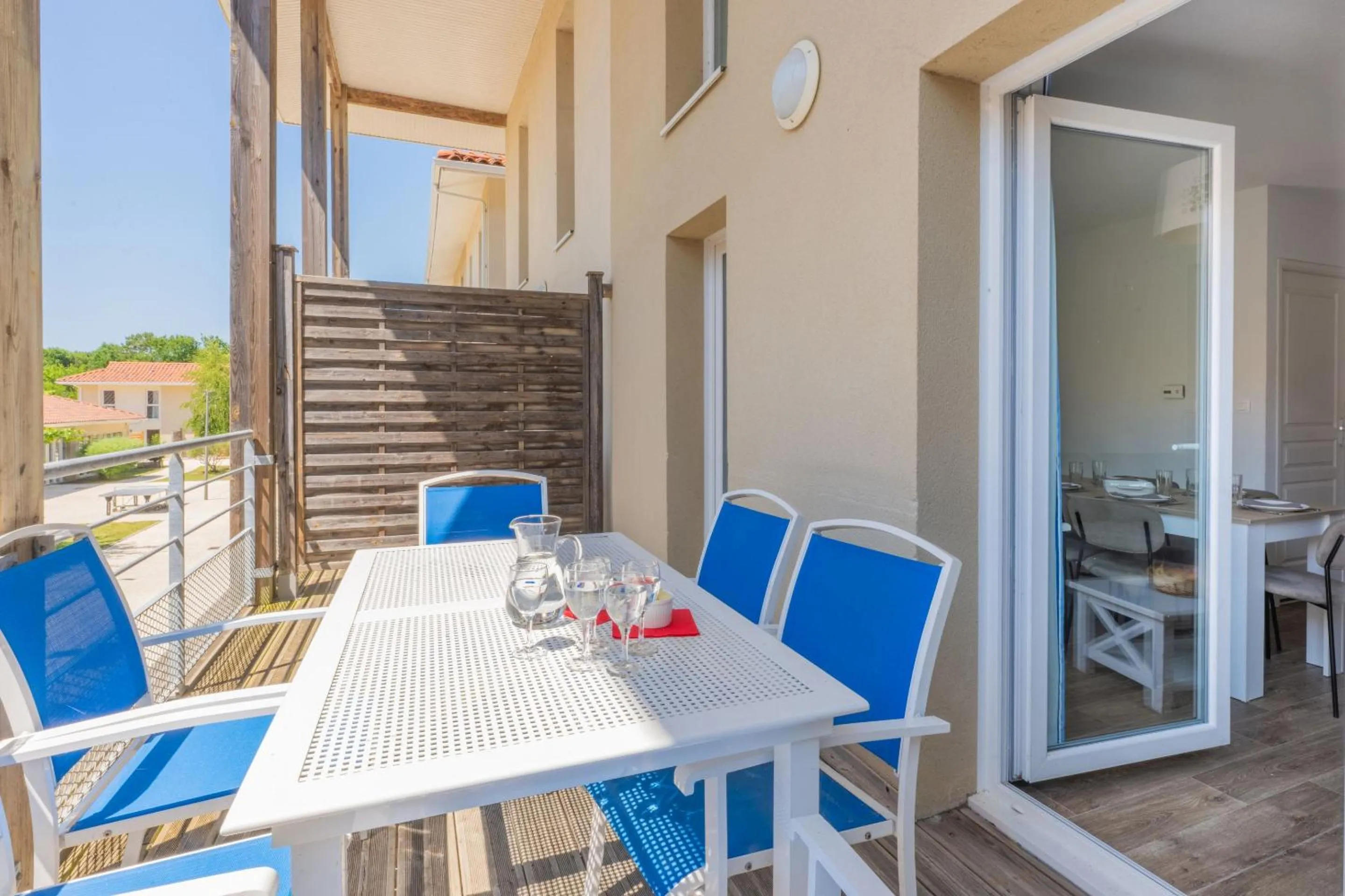 Balcony/Terrace in Résidence Odalys Le Petit Pont