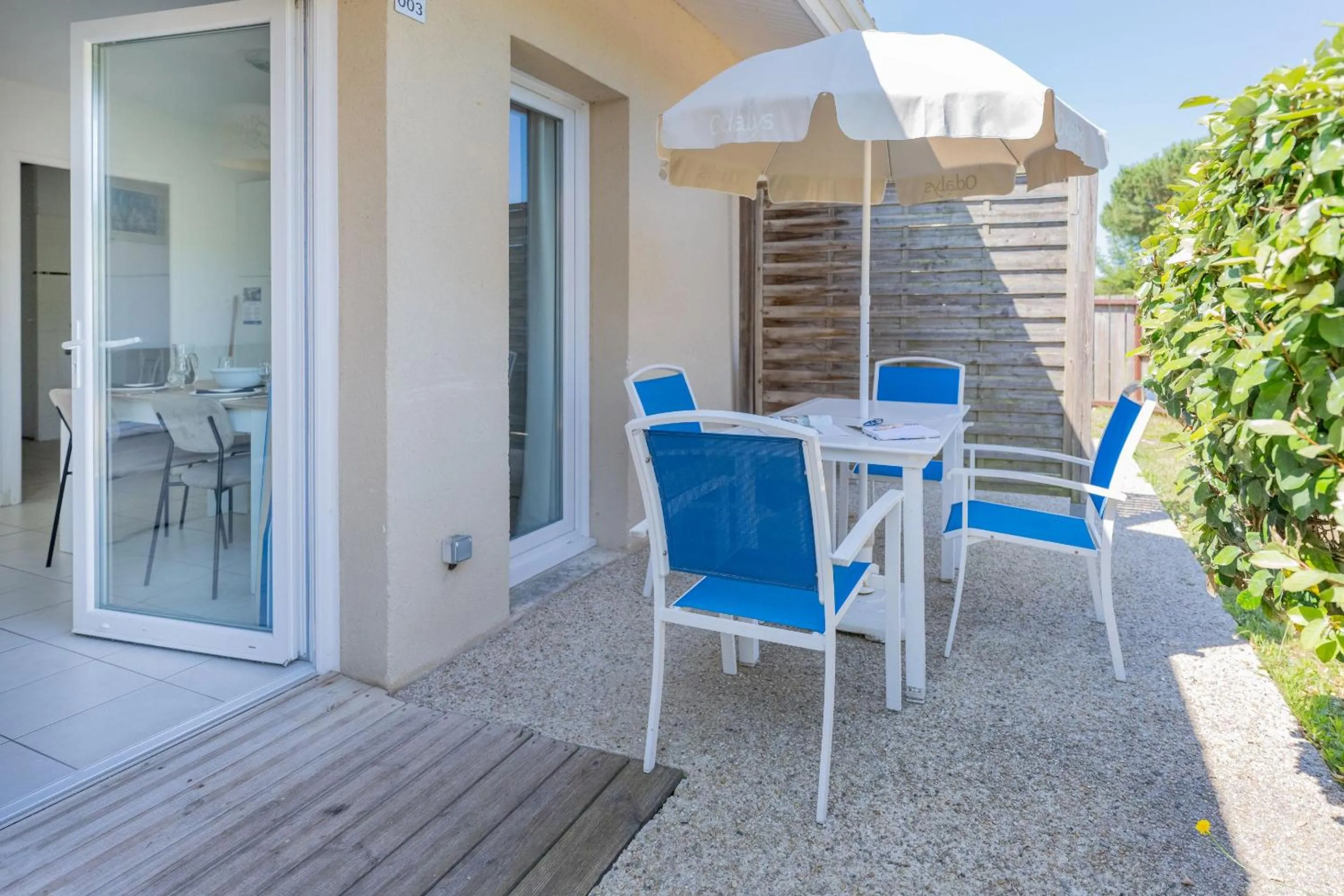 Balcony/Terrace in Résidence Odalys Le Petit Pont