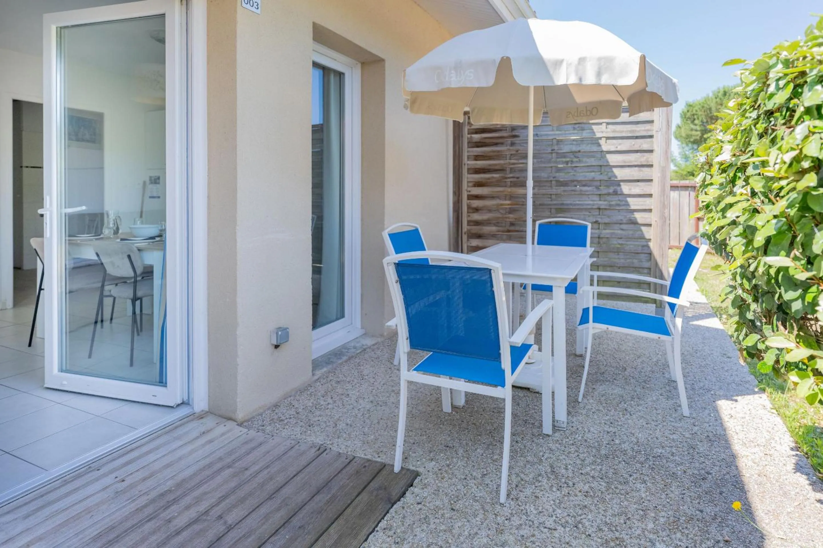 Balcony/Terrace in Résidence Odalys Le Petit Pont