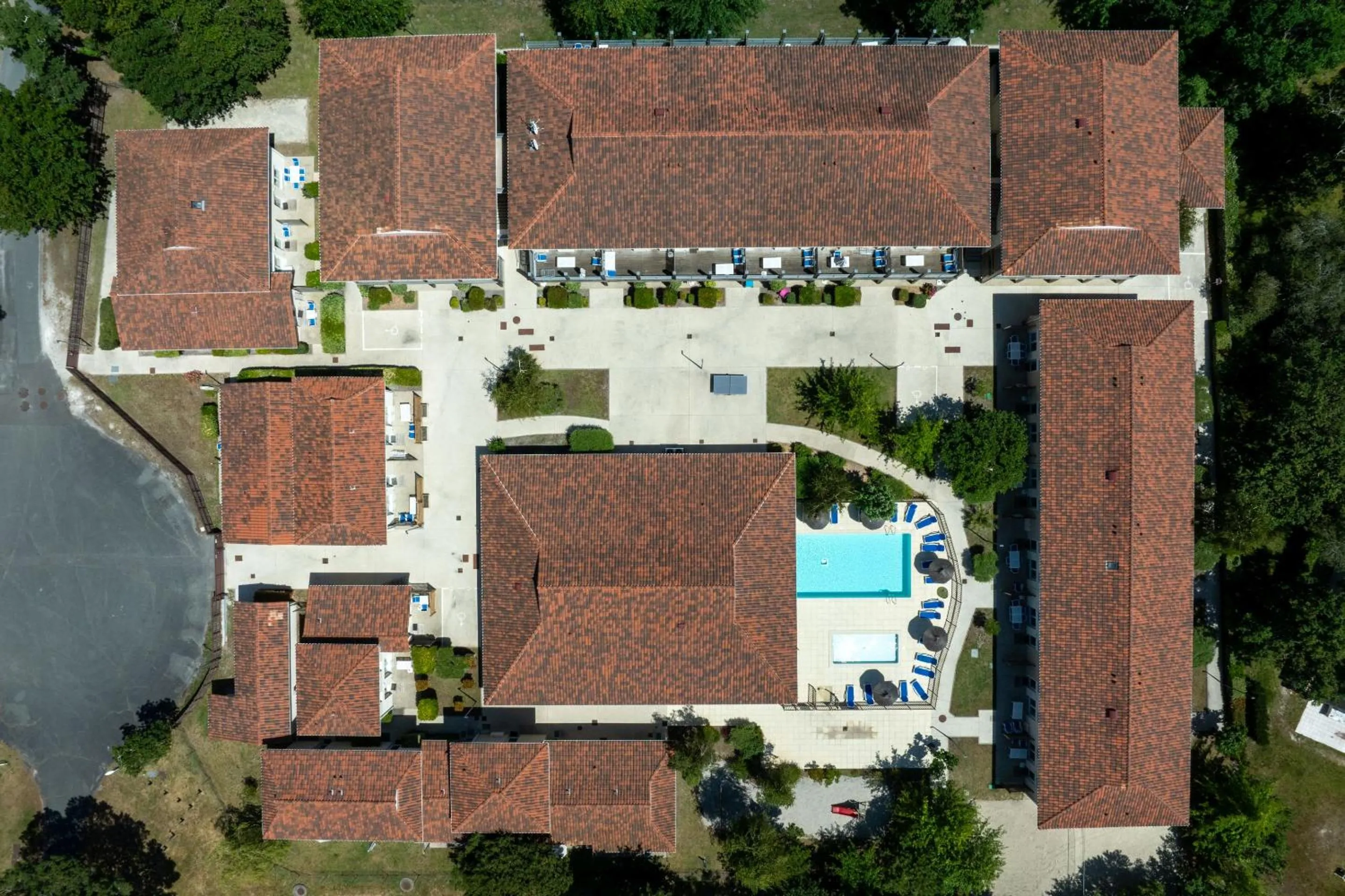 Bird's eye view in Résidence Odalys Le Petit Pont