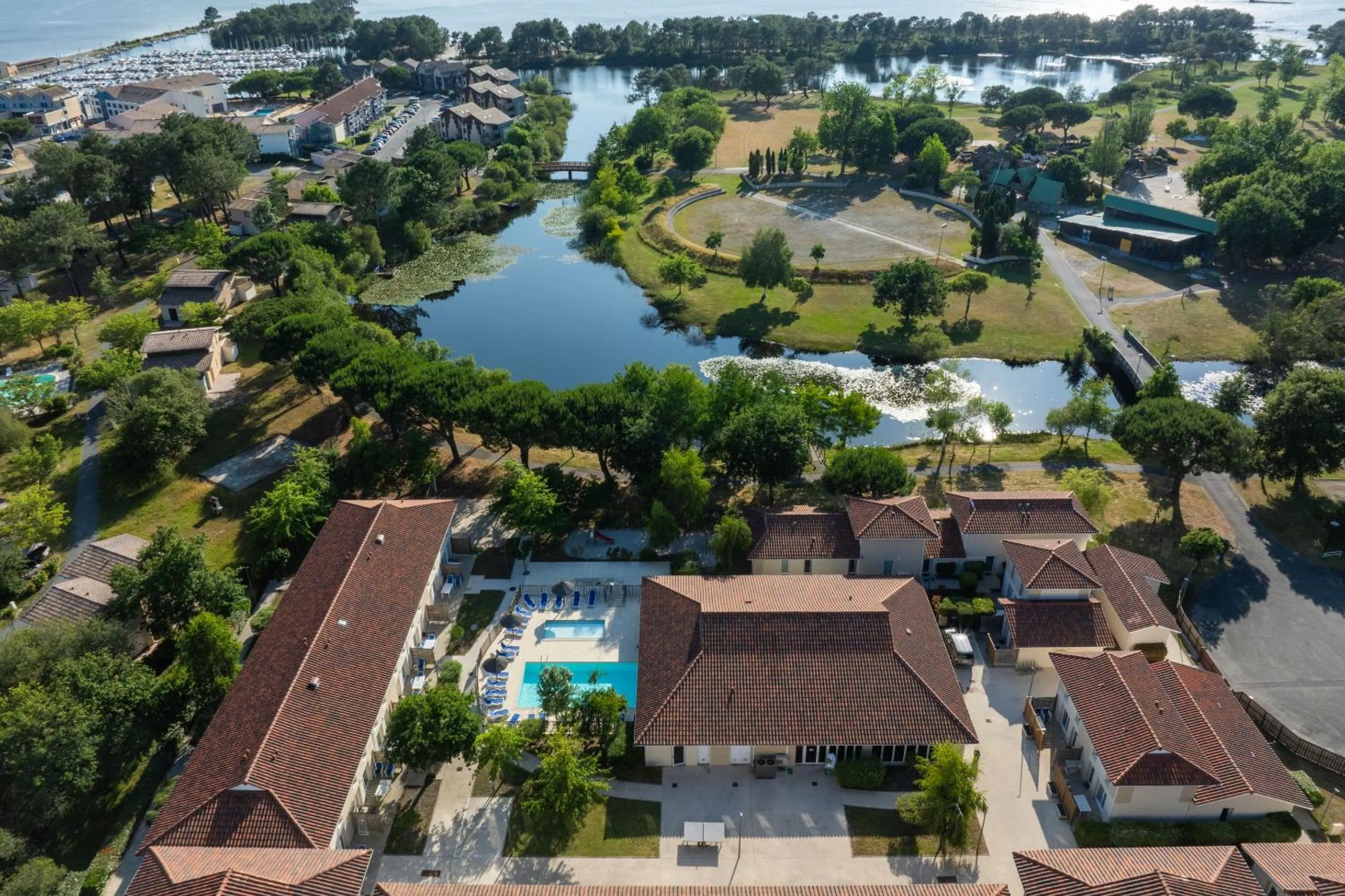 Bird's eye view in Résidence Odalys Le Petit Pont