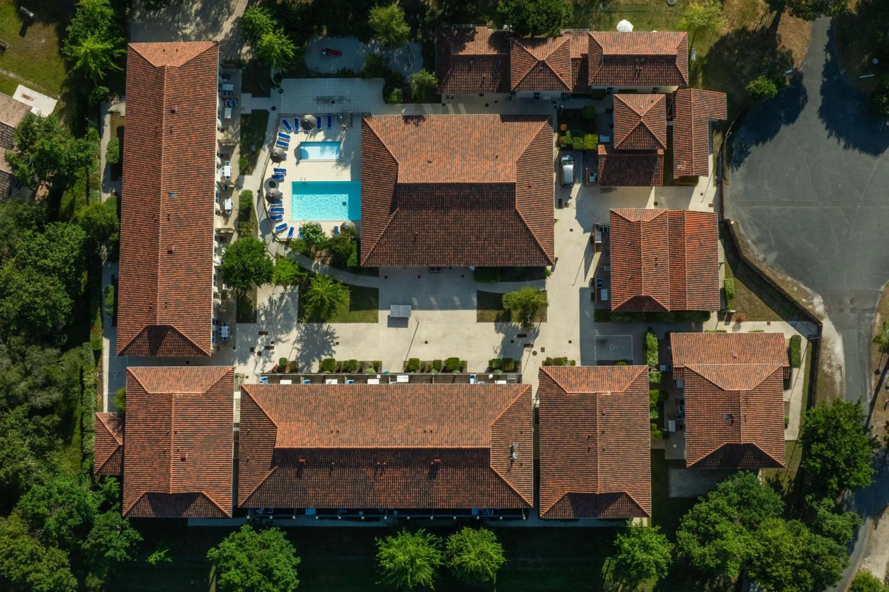 Bird's eye view in Résidence Odalys Le Petit Pont