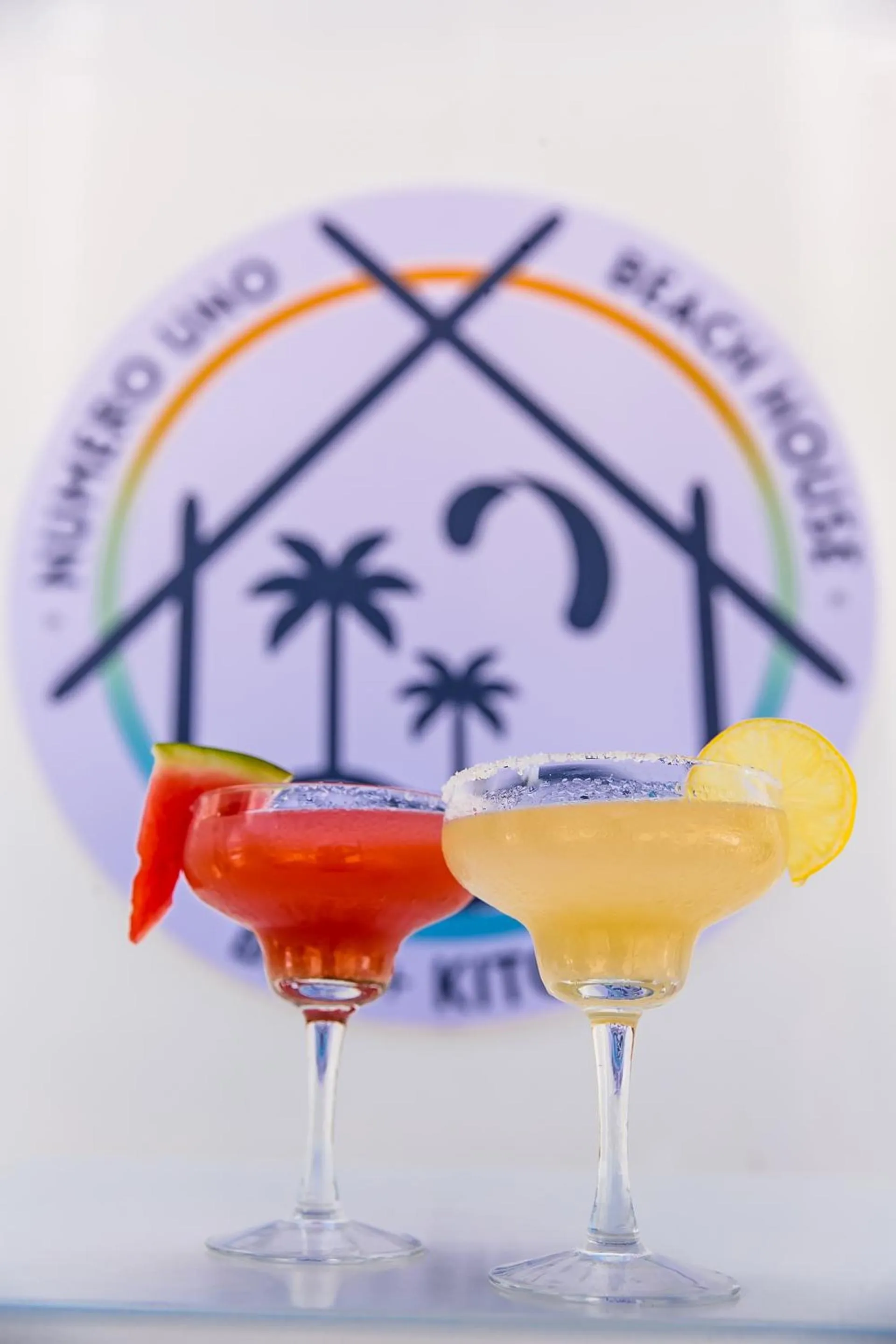 Drinks in Numero Uno Beach House