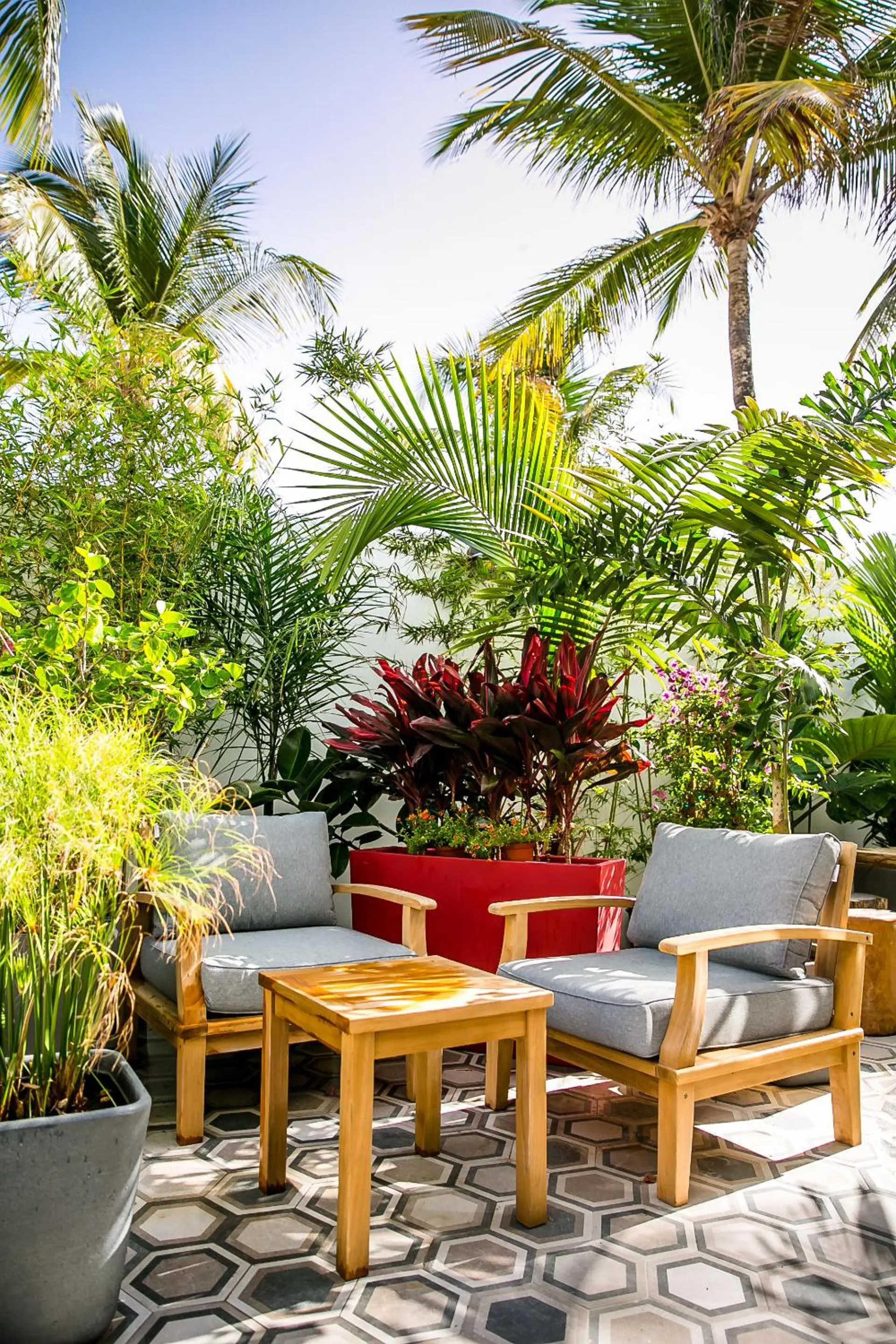 Patio in Numero Uno Beach House