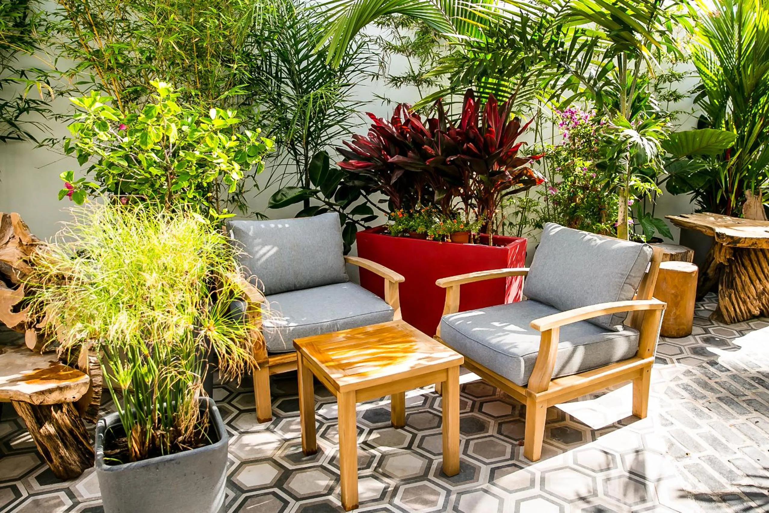 Patio in Numero Uno Beach House