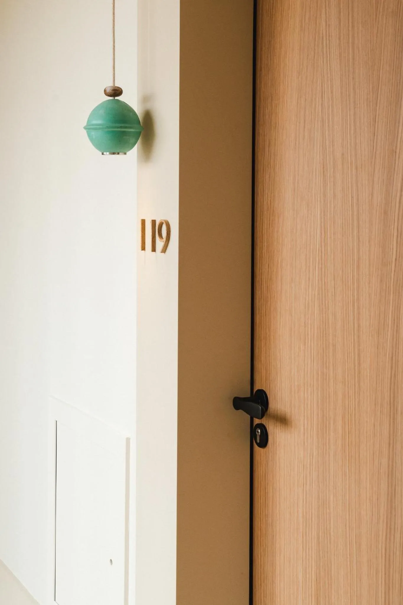 Decorative detail in Hôtel de La Plage