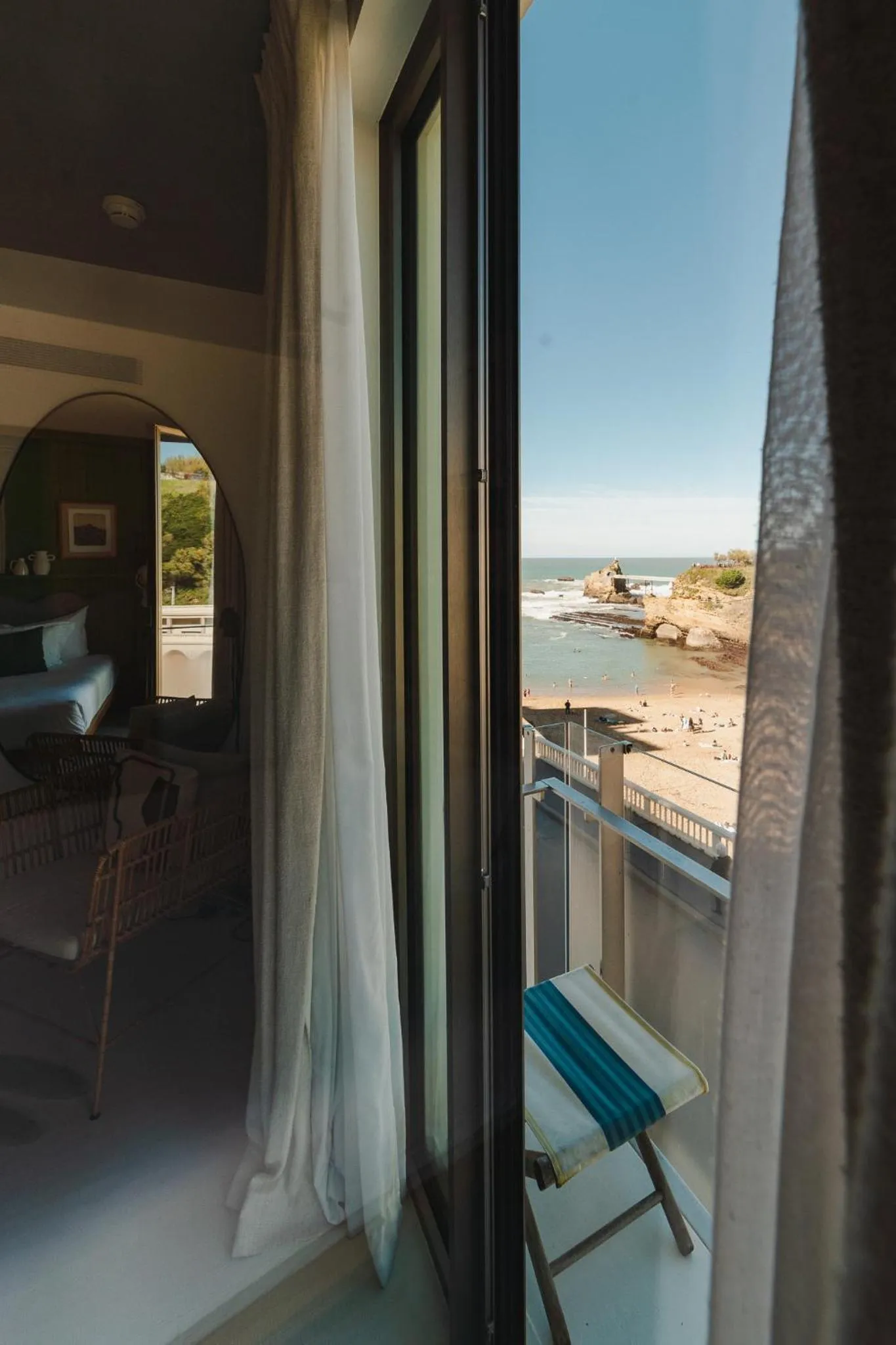 Sea view in Hôtel de La Plage