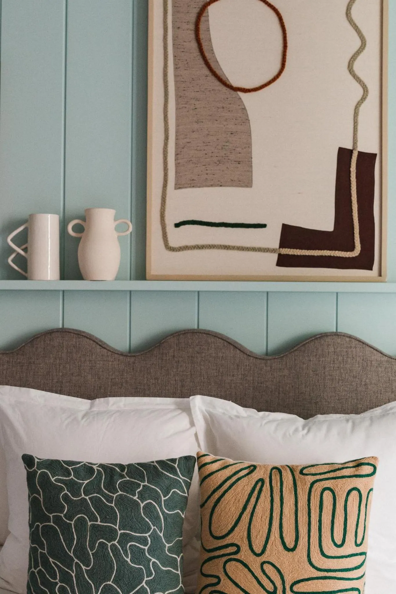 Decorative detail, Bed in Hôtel de La Plage