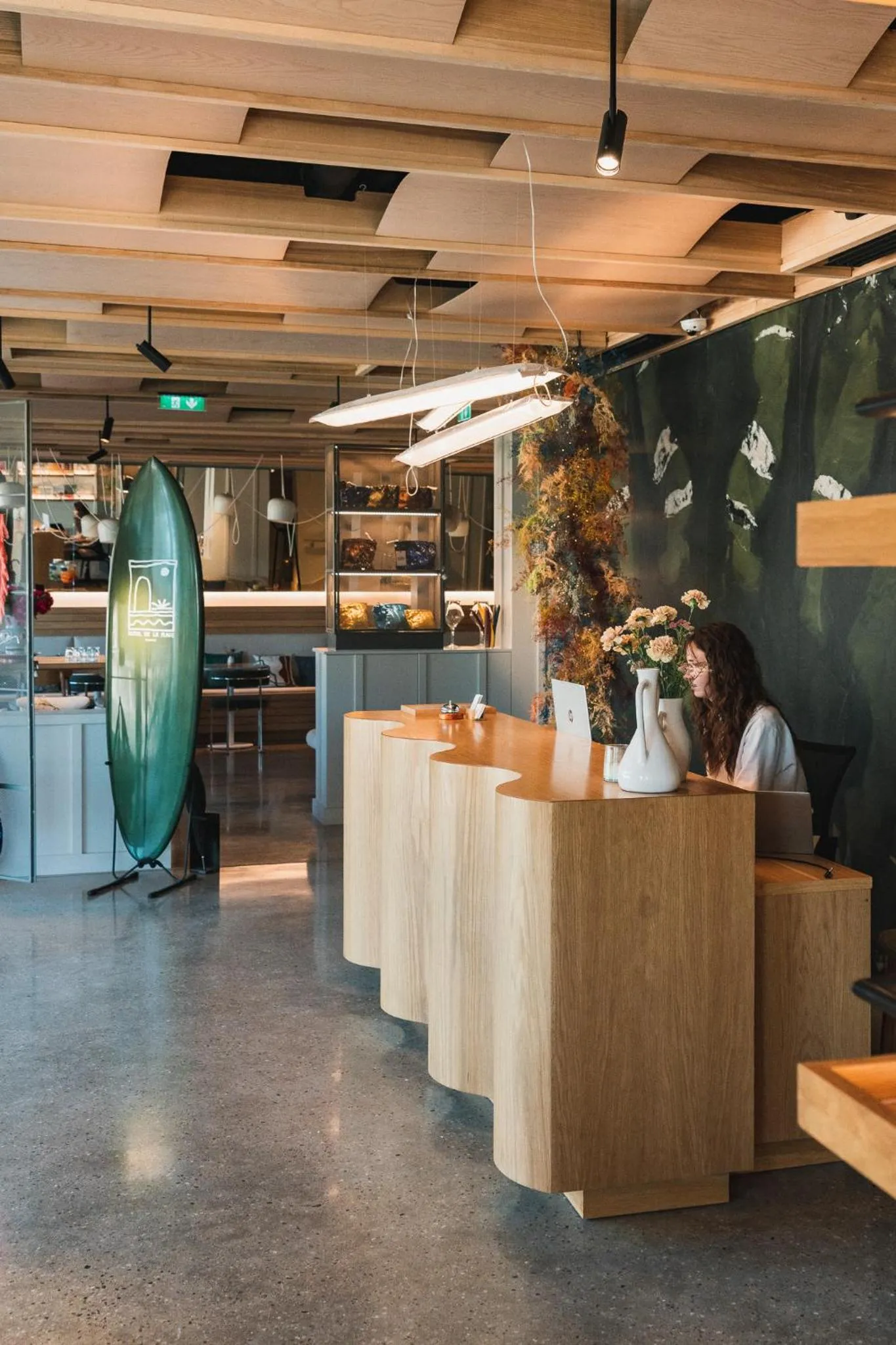 Lobby or reception in Hôtel de La Plage