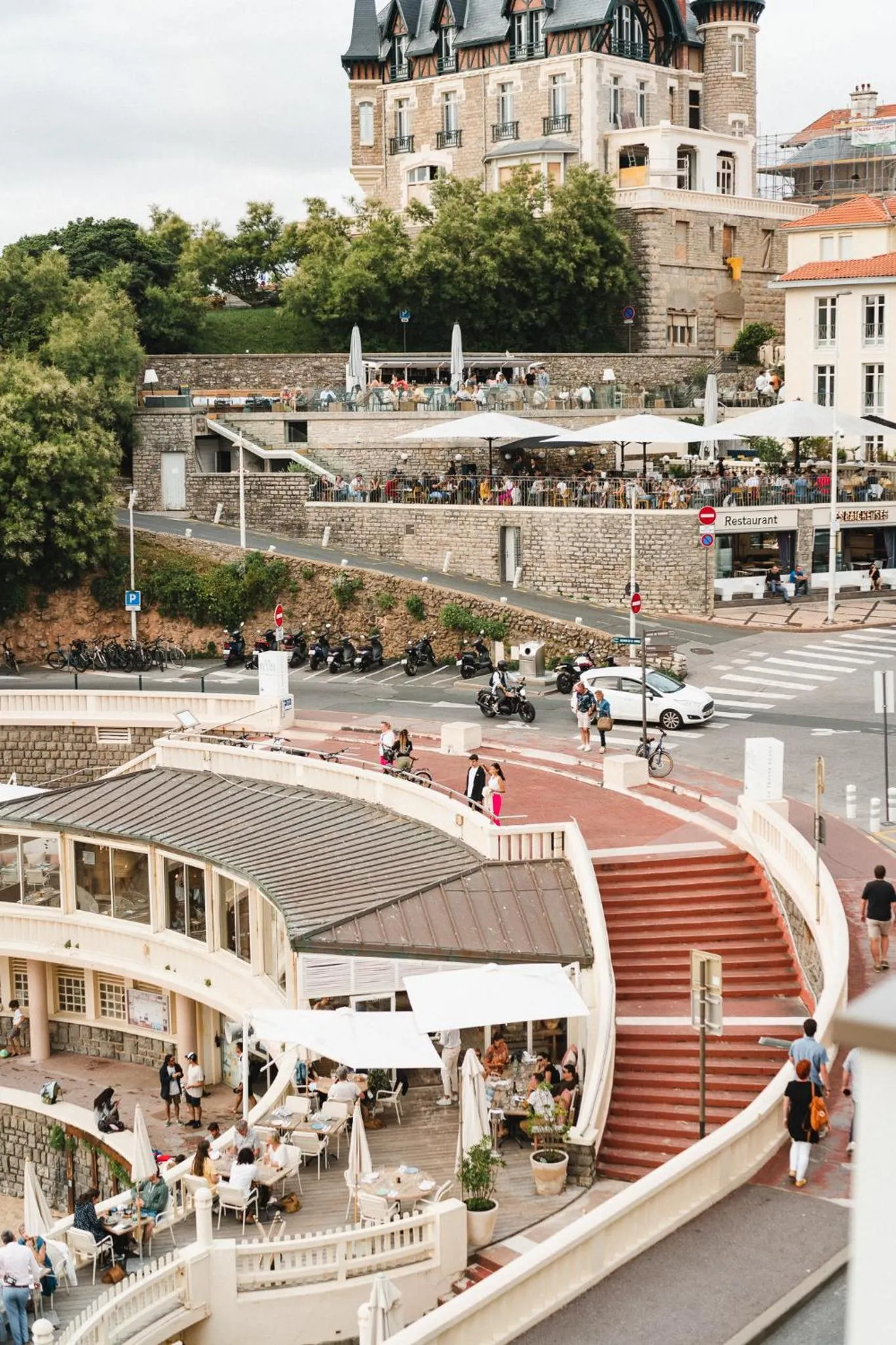 Balcony/Terrace in Hôtel de La Plage