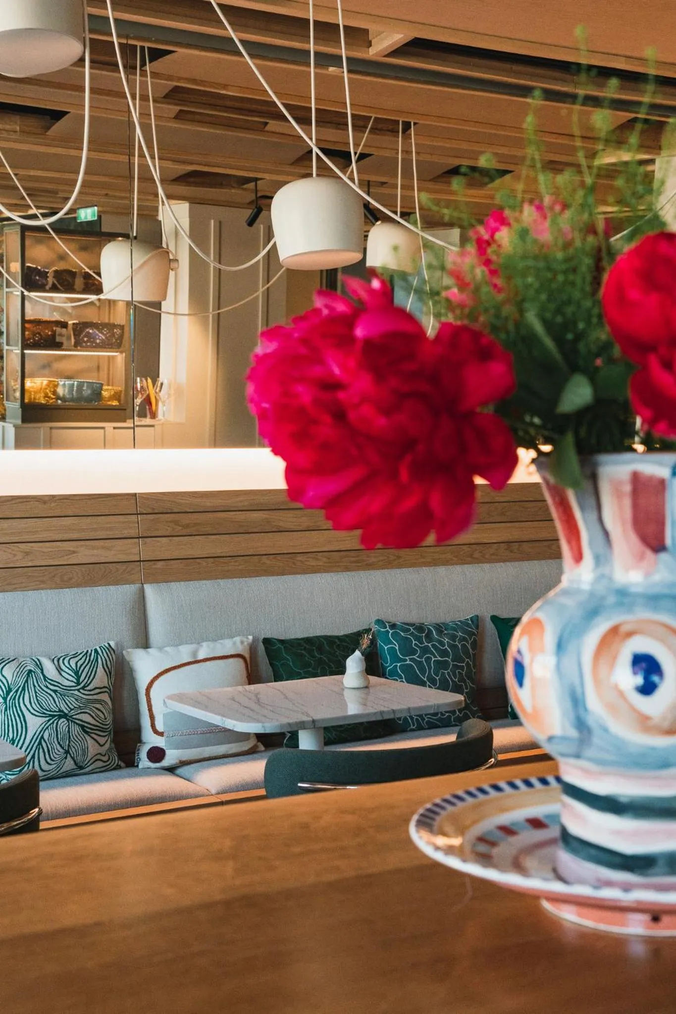 Decorative detail in Hôtel de La Plage