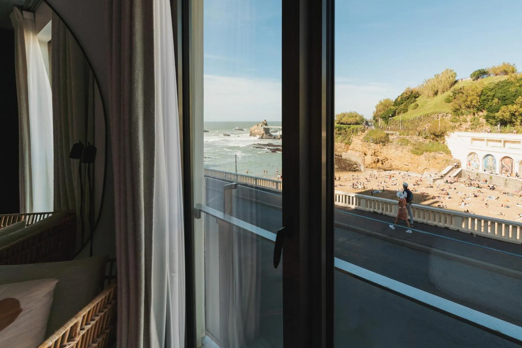 Sea view in Hôtel de La Plage