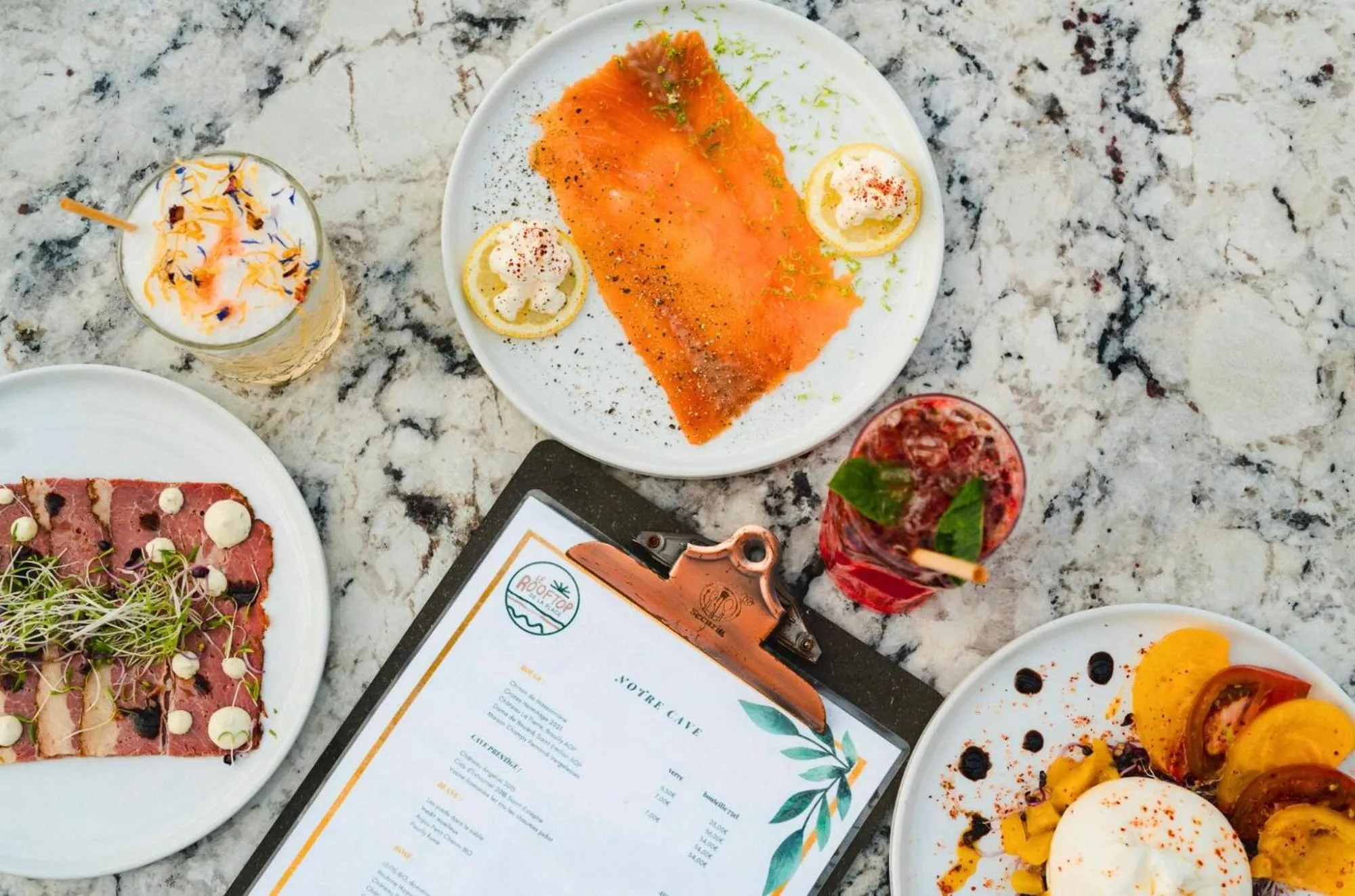 Patio in Hôtel de La Plage