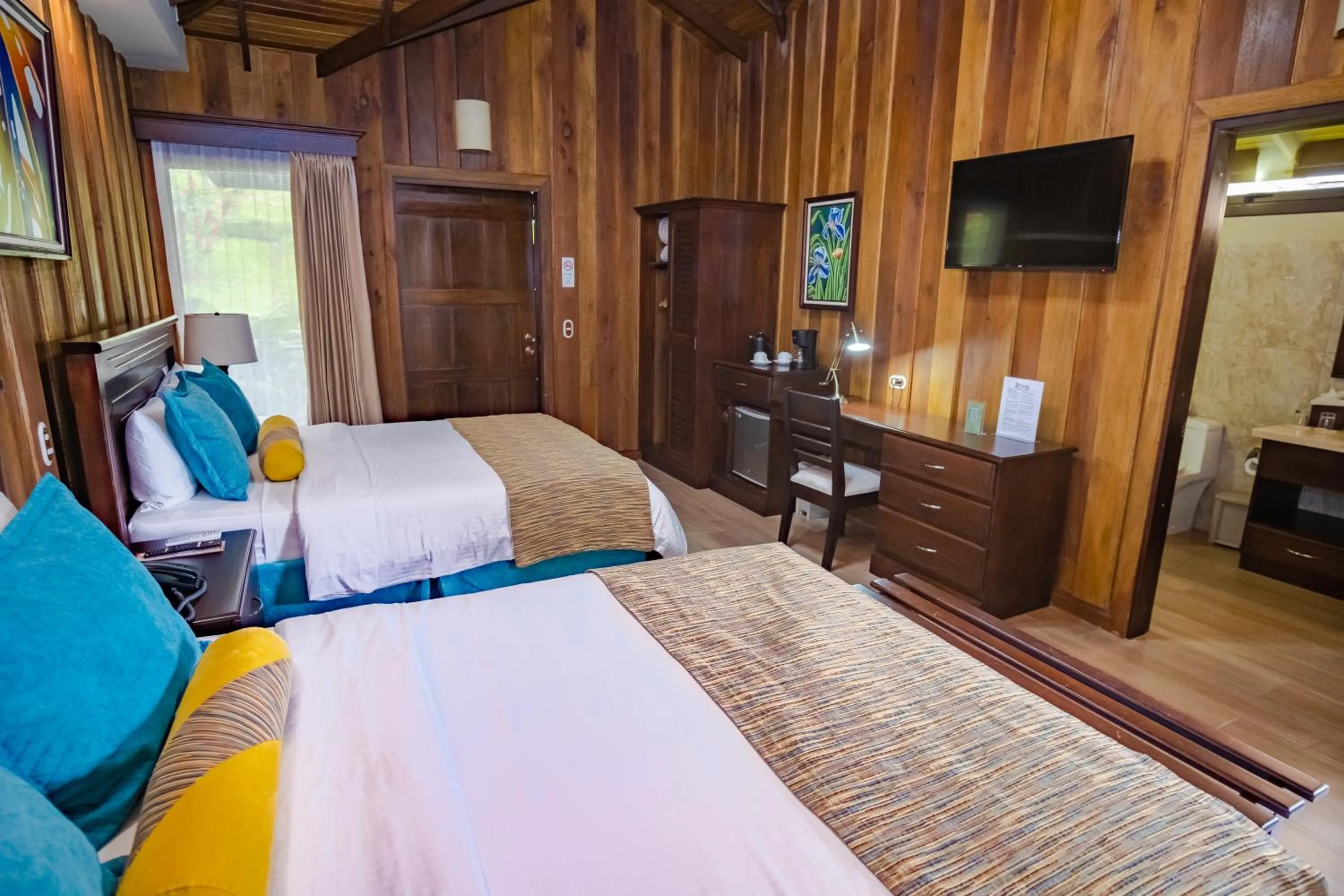 Bed in Hotel Lomas del Volcan