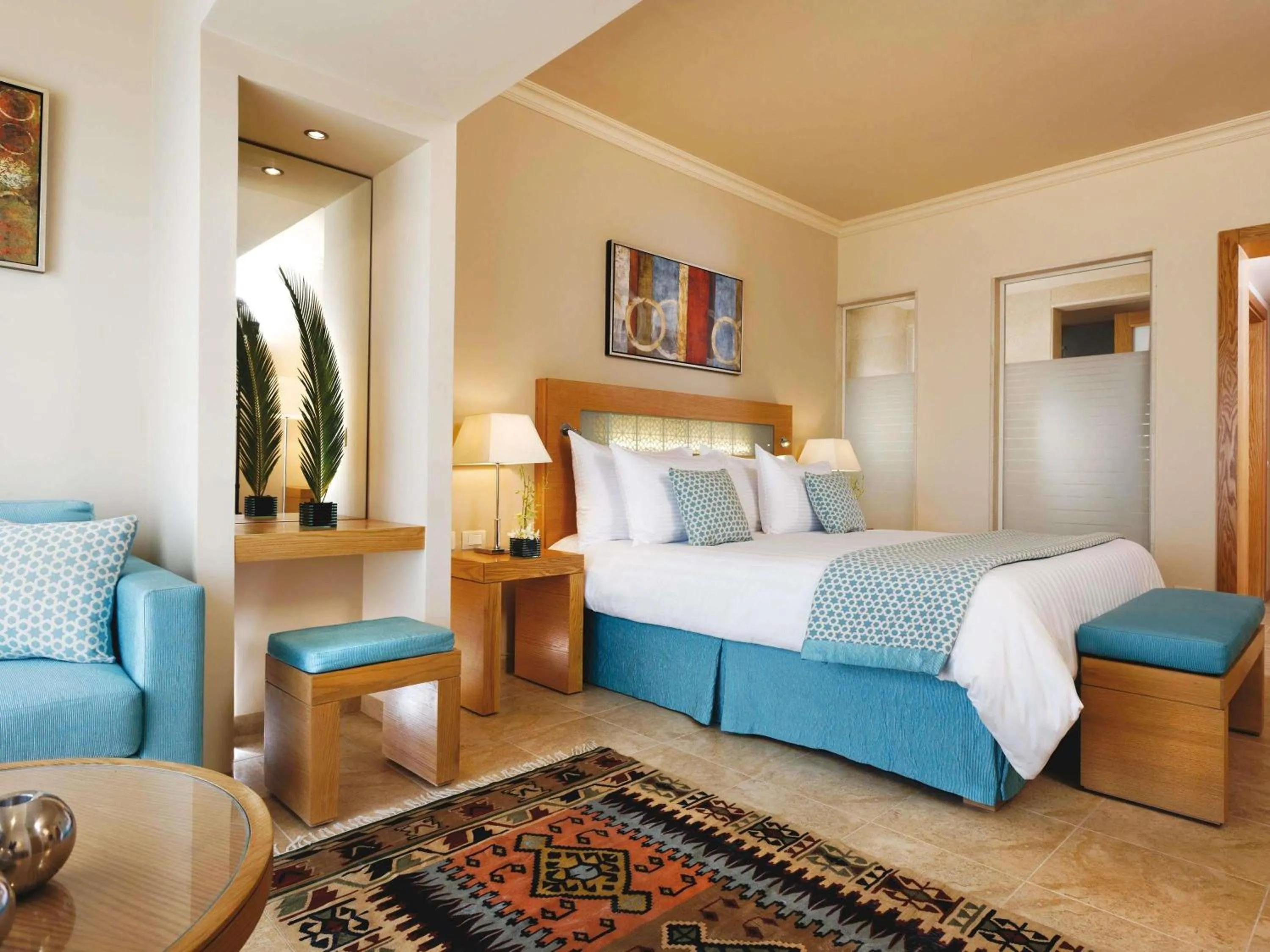 Bed in Movenpick Waterpark Resort & Spa Soma Bay