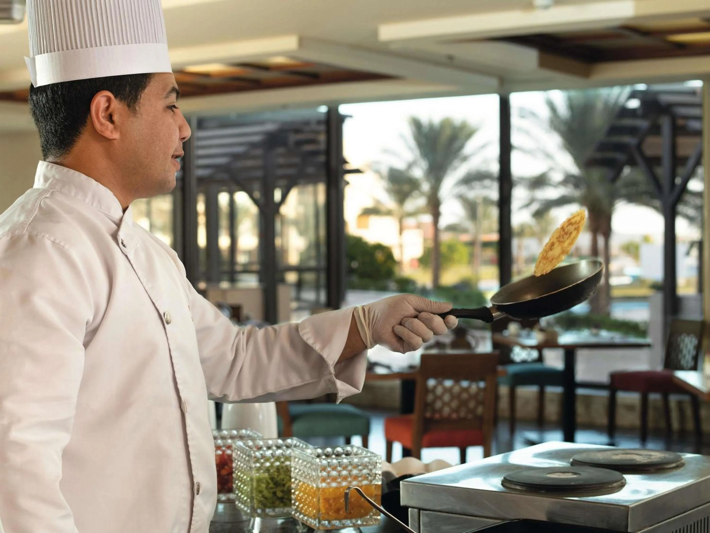 Breakfast in Movenpick Waterpark Resort & Spa Soma Bay