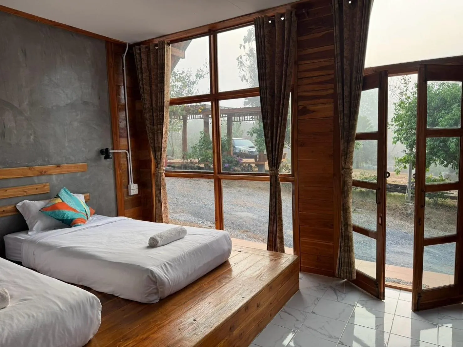 Bed in The Nanda Resort