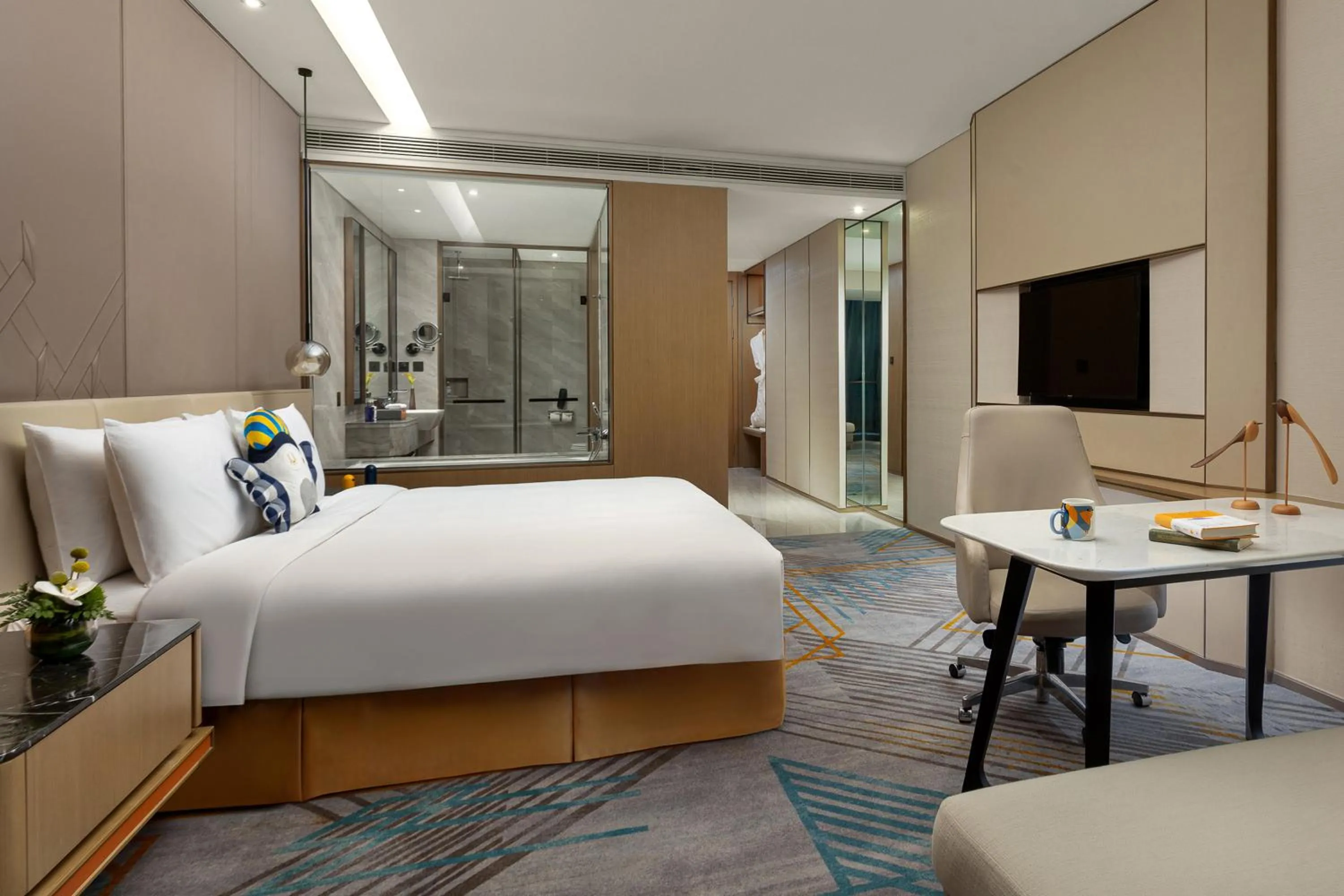 Bed in voco Shanghai Hongqiao Hub by IHG