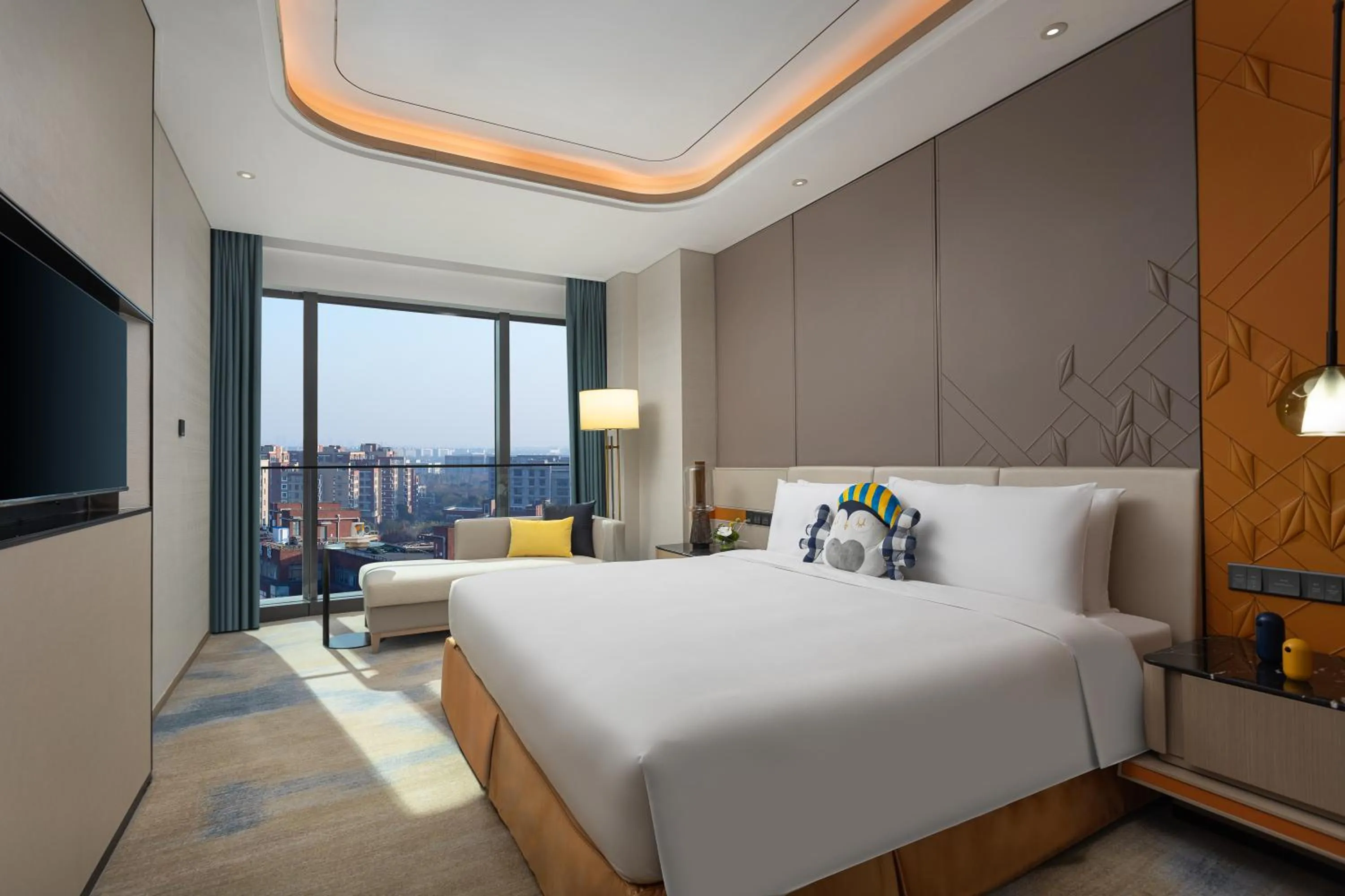 Bed in voco Shanghai Hongqiao Hub by IHG