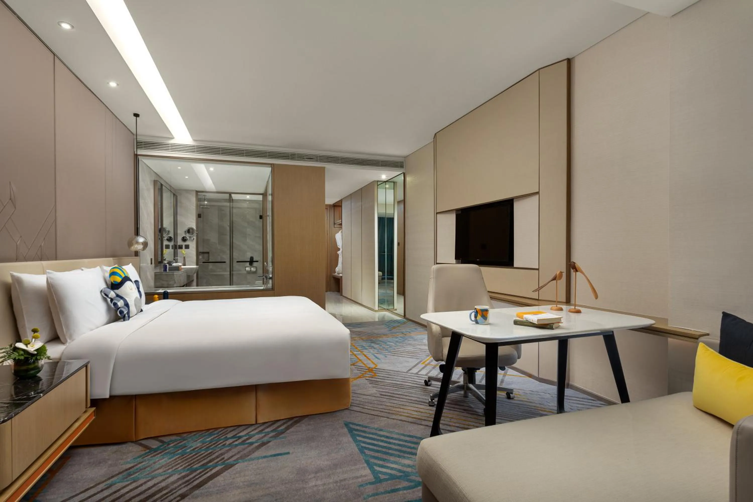 Bed in voco Shanghai Hongqiao Hub by IHG