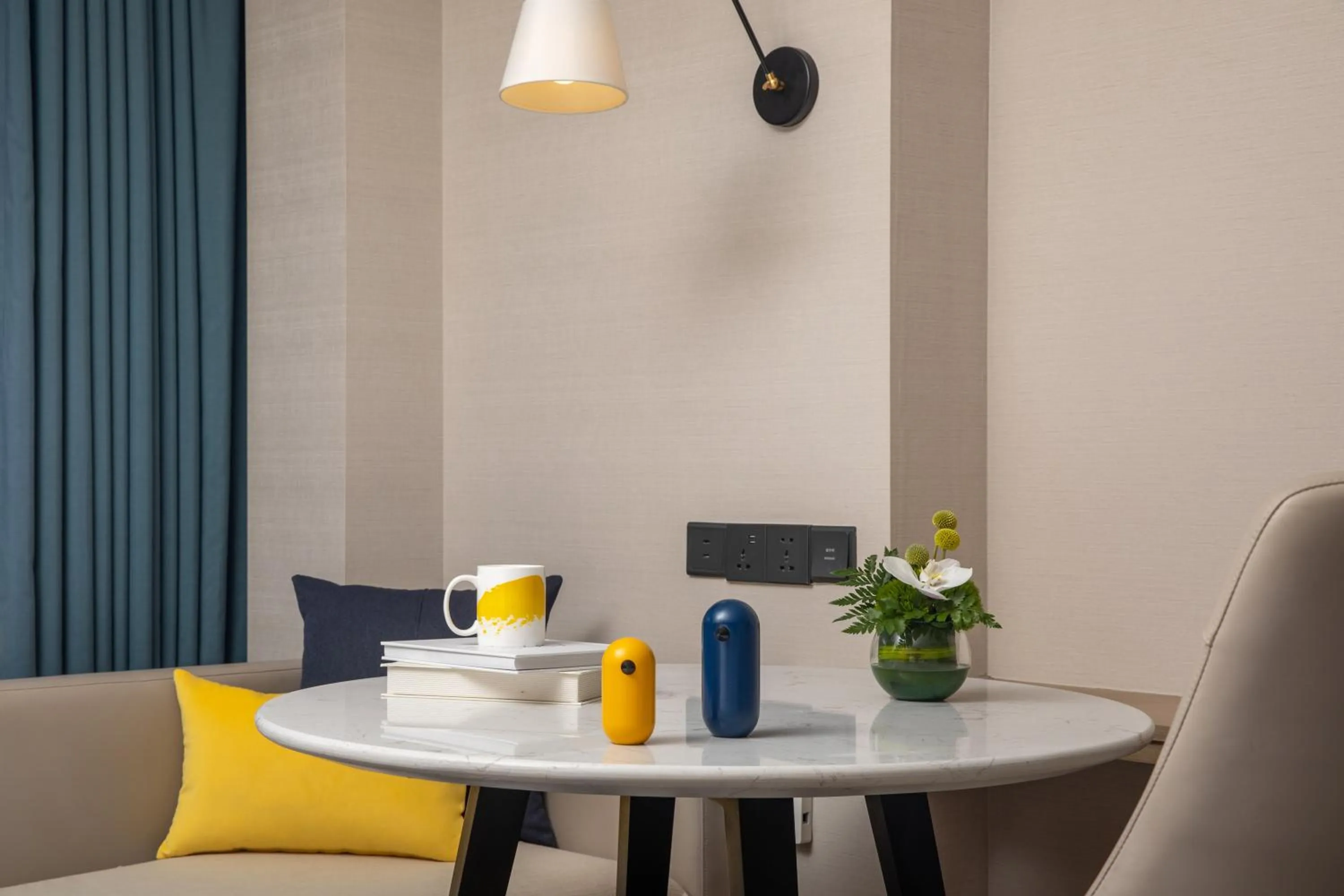 Seating area in voco Shanghai Hongqiao Hub by IHG