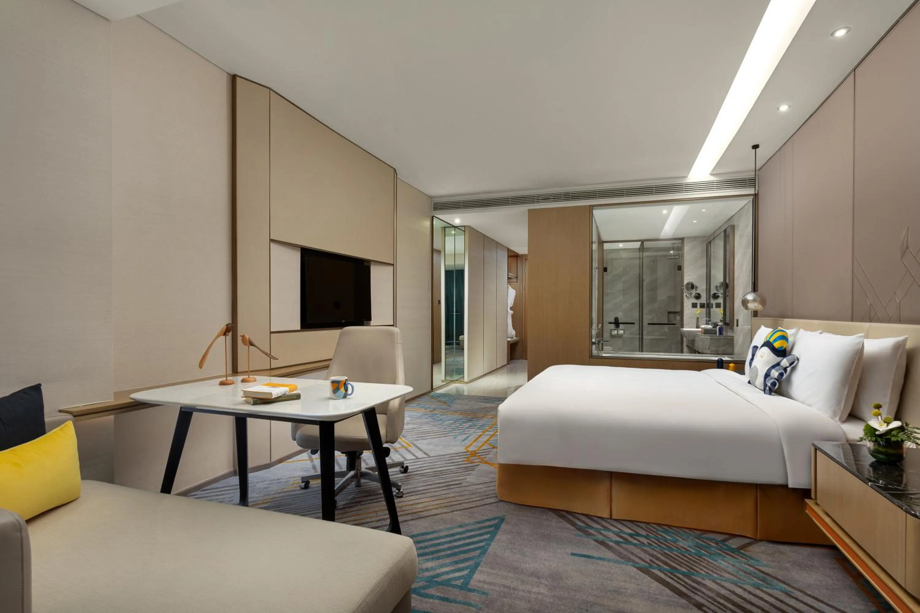Bed in voco Shanghai Hongqiao Hub by IHG