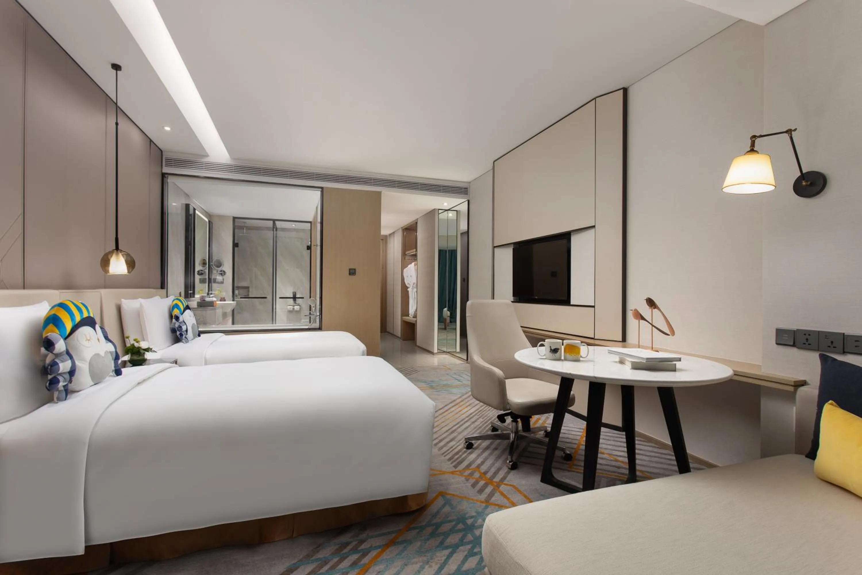 Bed in voco Shanghai Hongqiao Hub by IHG