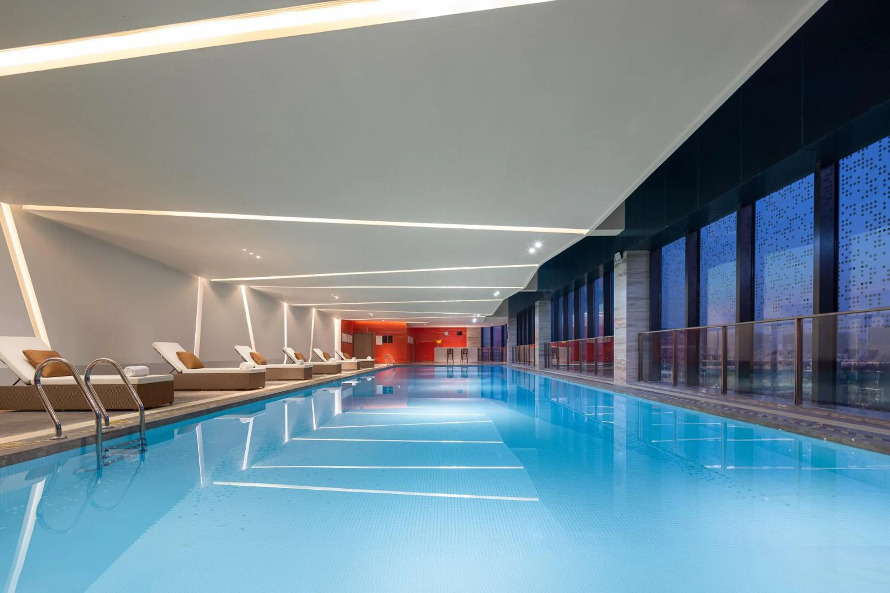 Swimming pool in voco Shanghai Hongqiao Hub by IHG