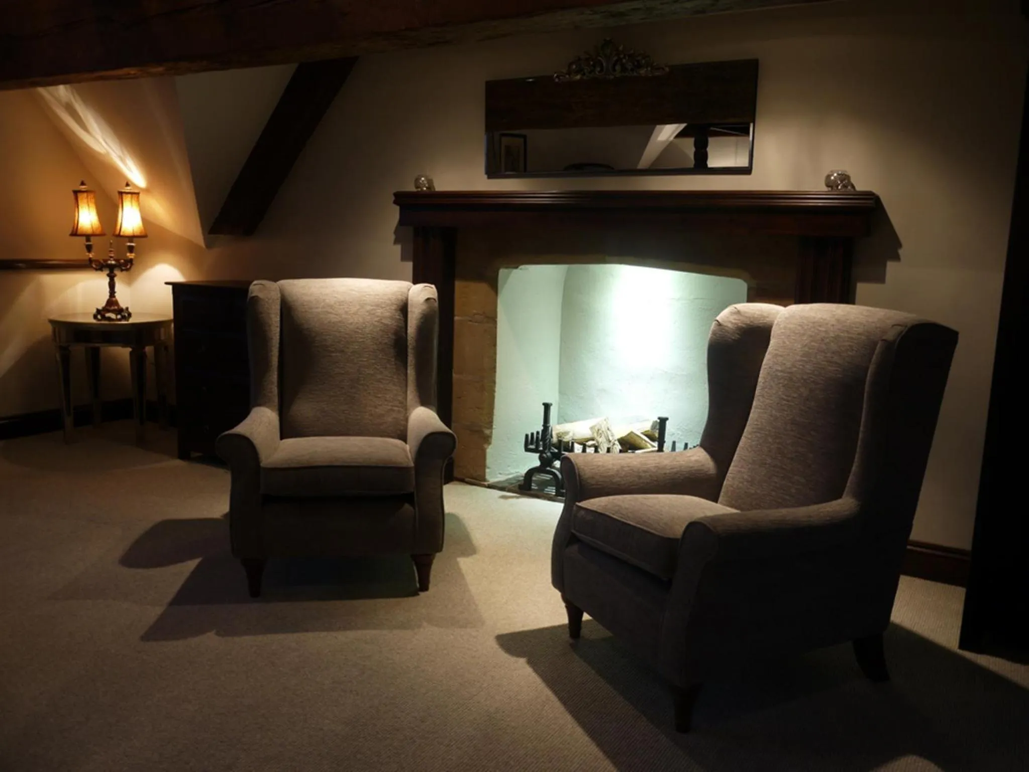 Seating area in Weston Hall