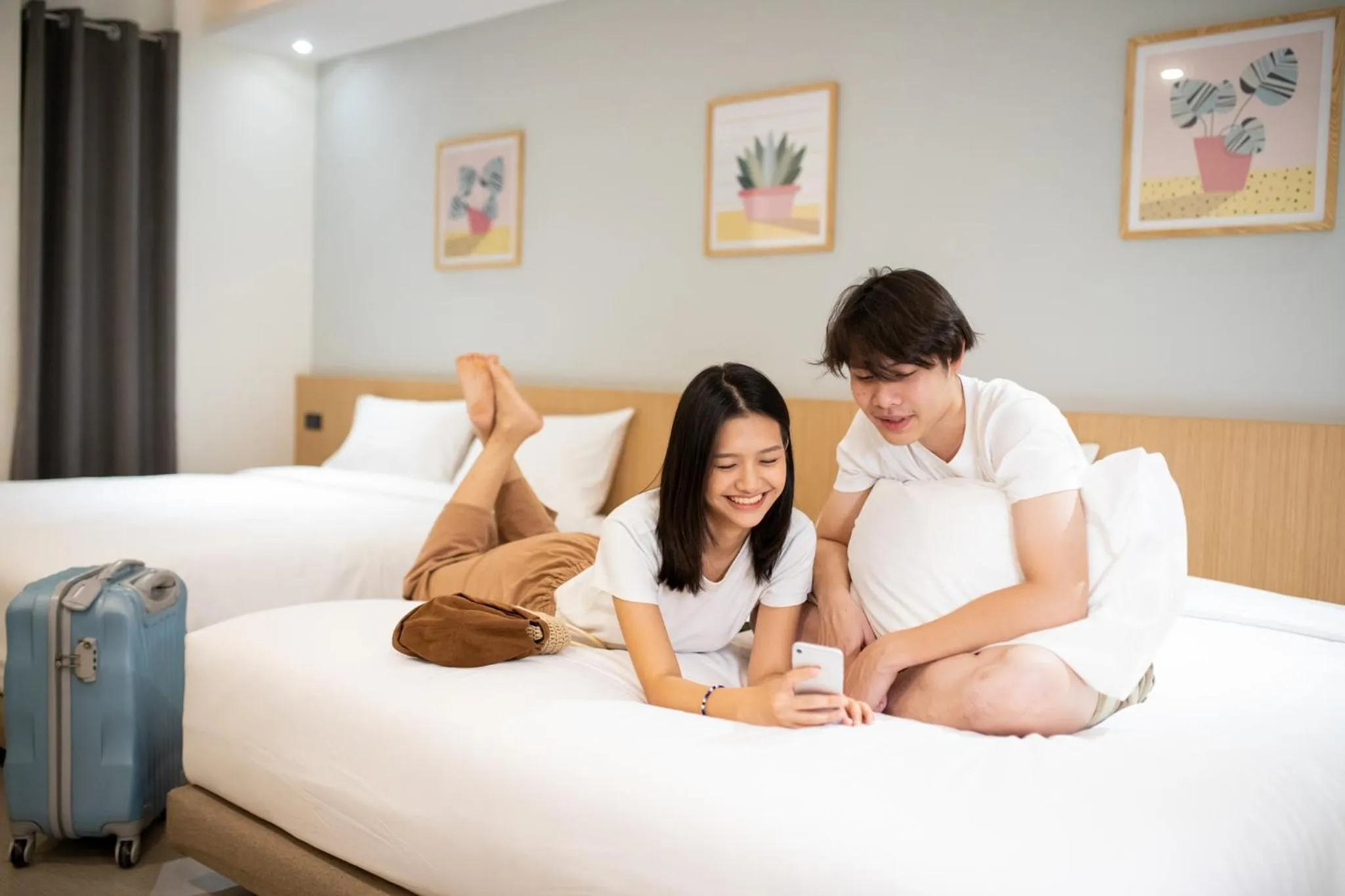 People, Bed in Cubic Bangna