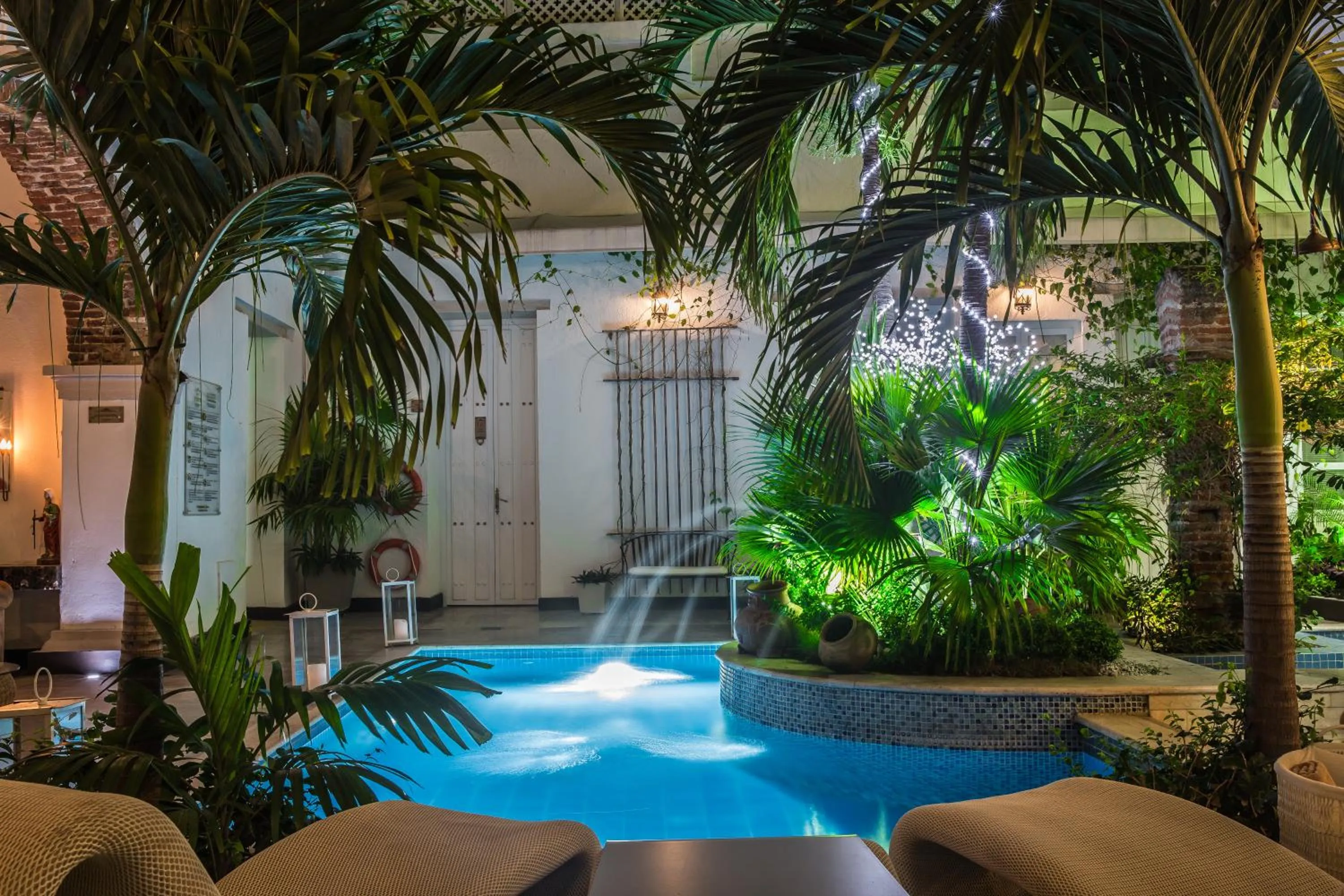 Patio in Hotel Boutique Don Pepe