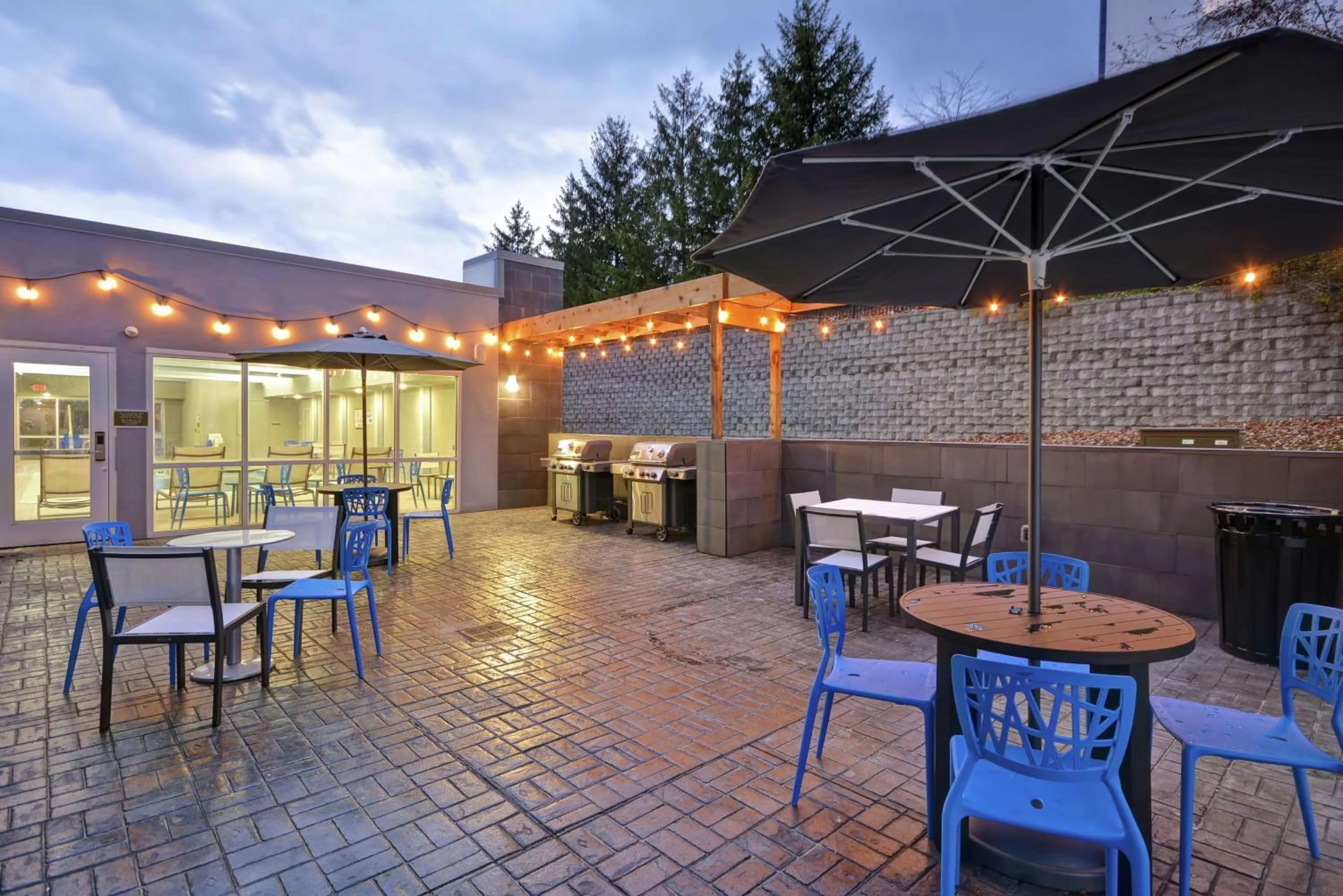Patio in Home2 Suites By Hilton Grand Rapids North