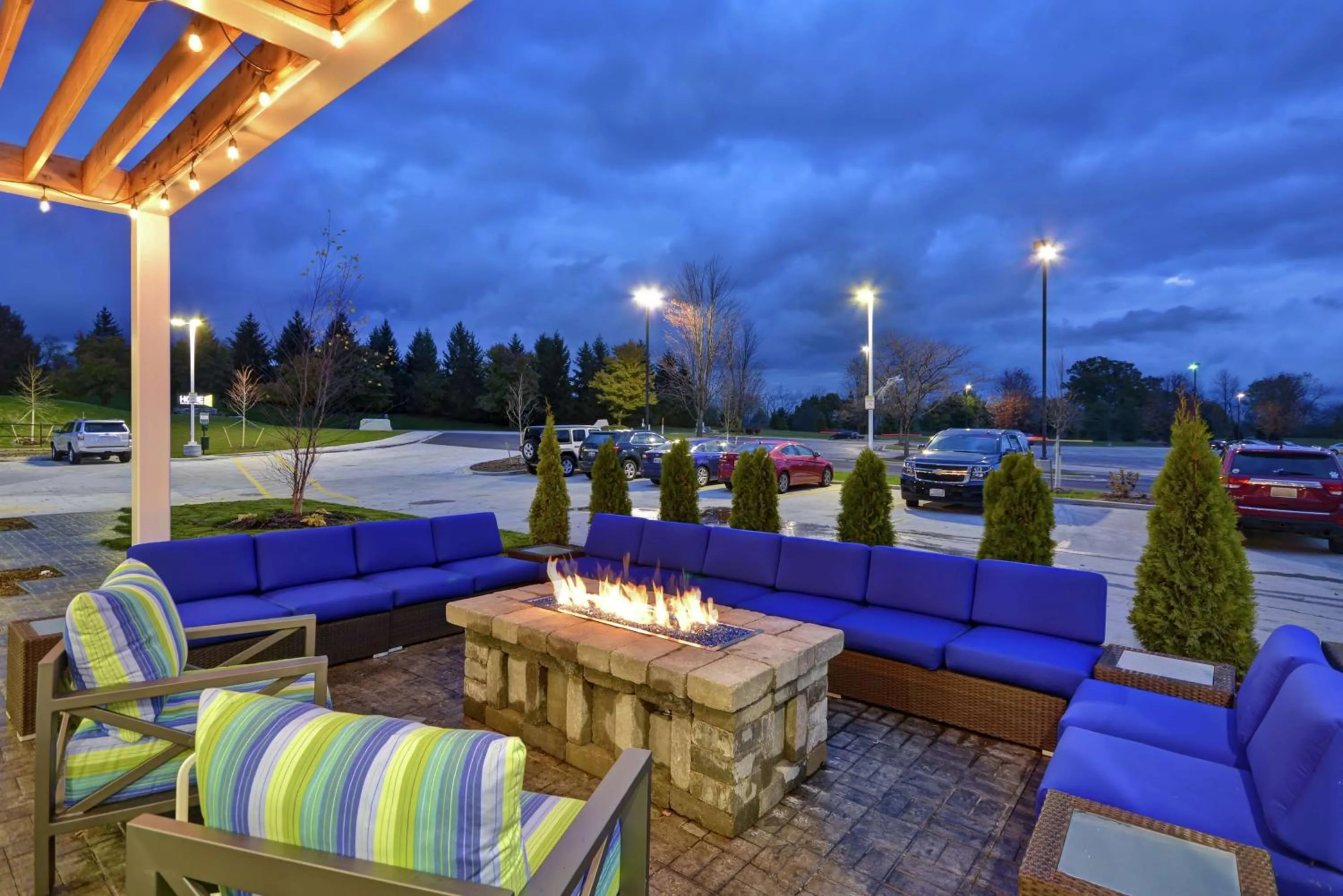 Patio in Home2 Suites By Hilton Grand Rapids North