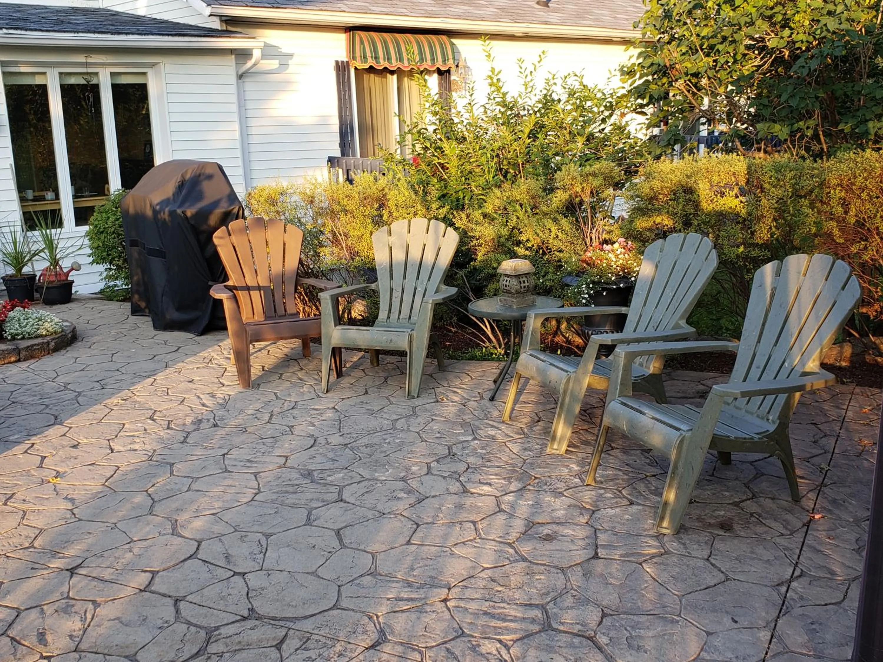 Balcony/Terrace in Gîte Le Grandelinois
