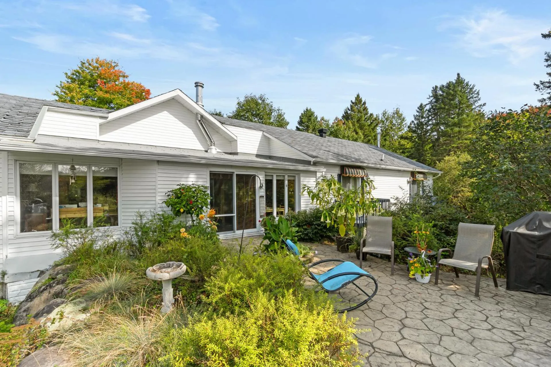 Patio in Gîte Le Grandelinois