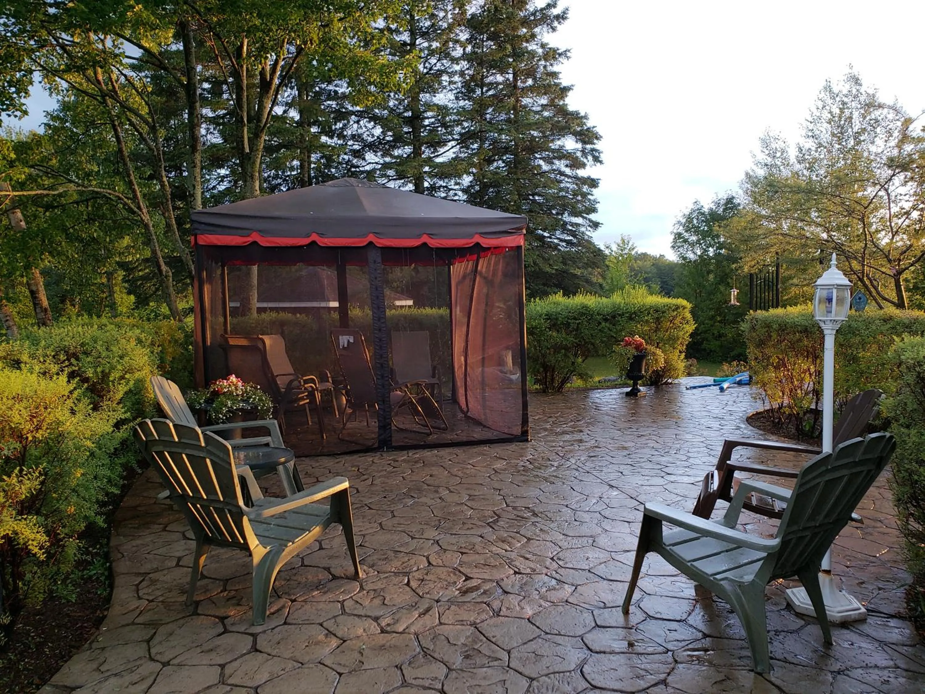 Balcony/Terrace in Gîte Le Grandelinois