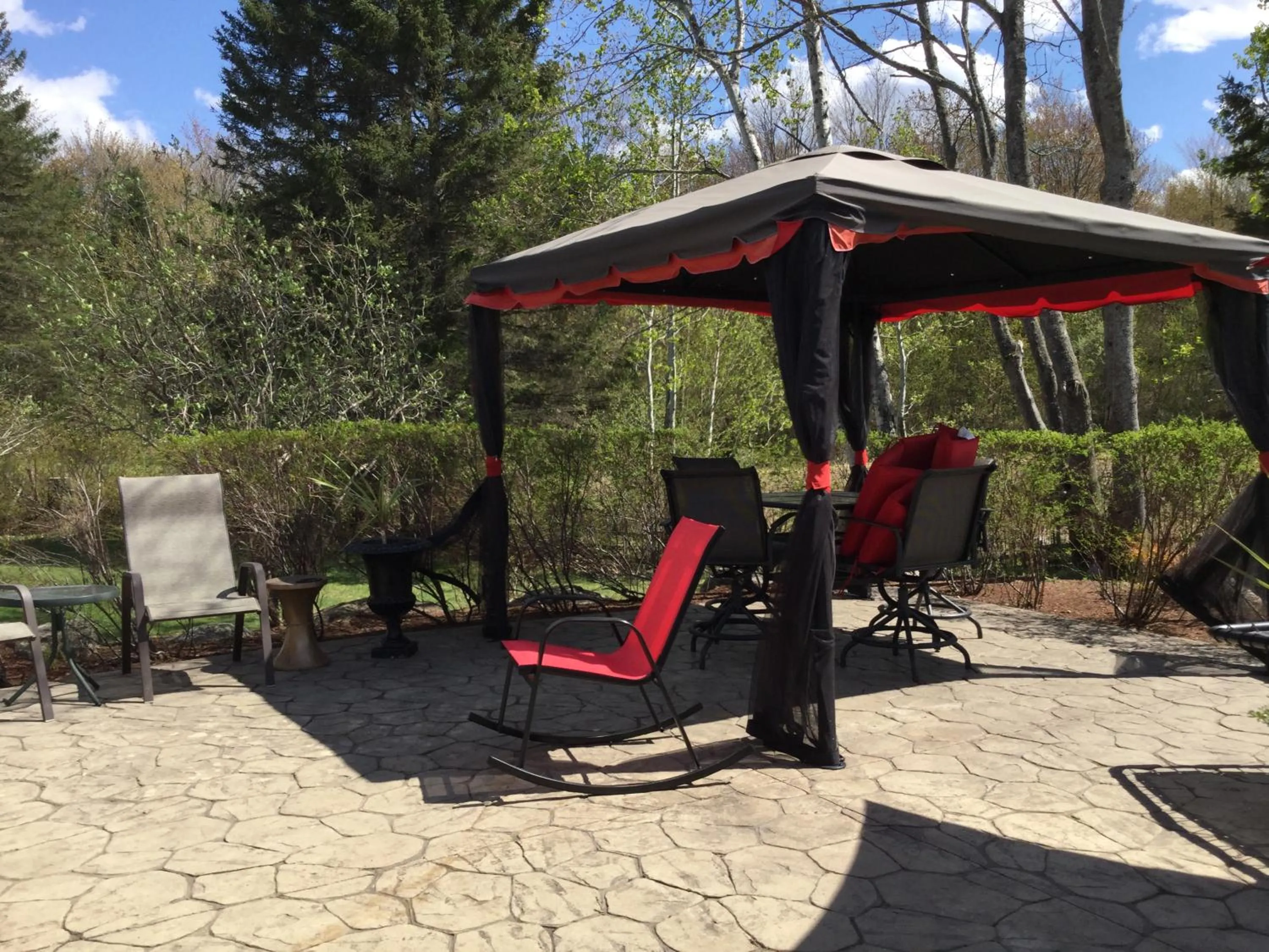 Balcony/Terrace in Gîte Le Grandelinois