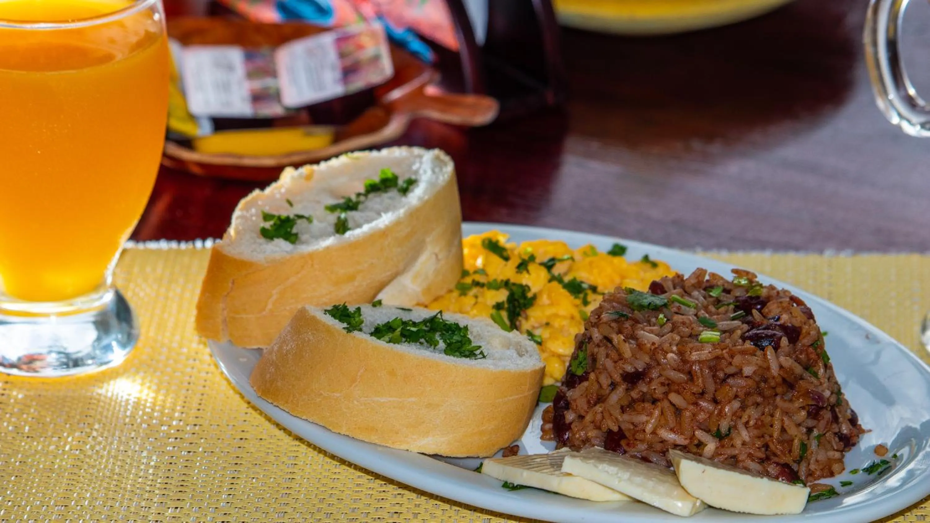 Food close-up in Hotel La Rosa de America