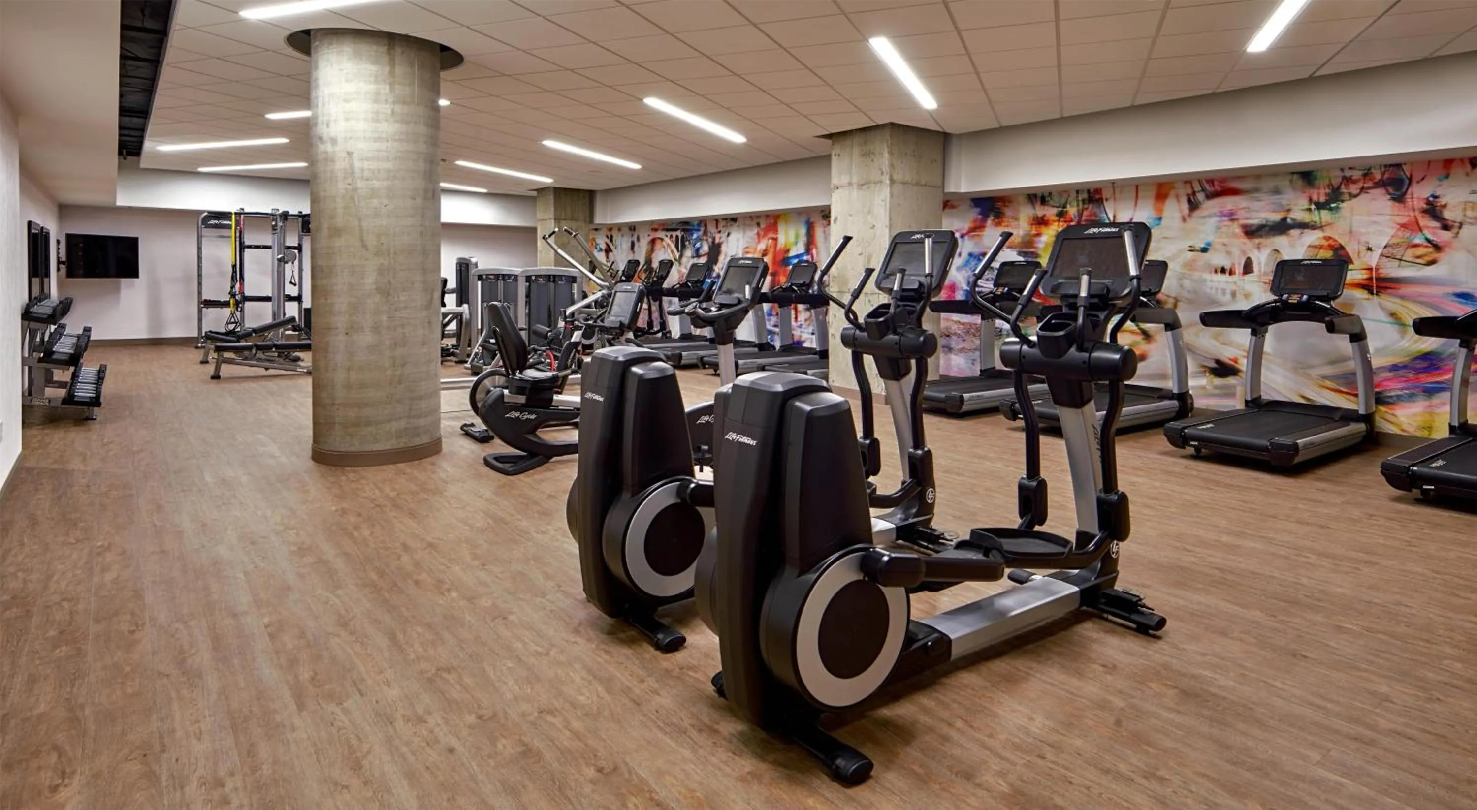 Fitness centre/facilities in Grand Hyatt Washington