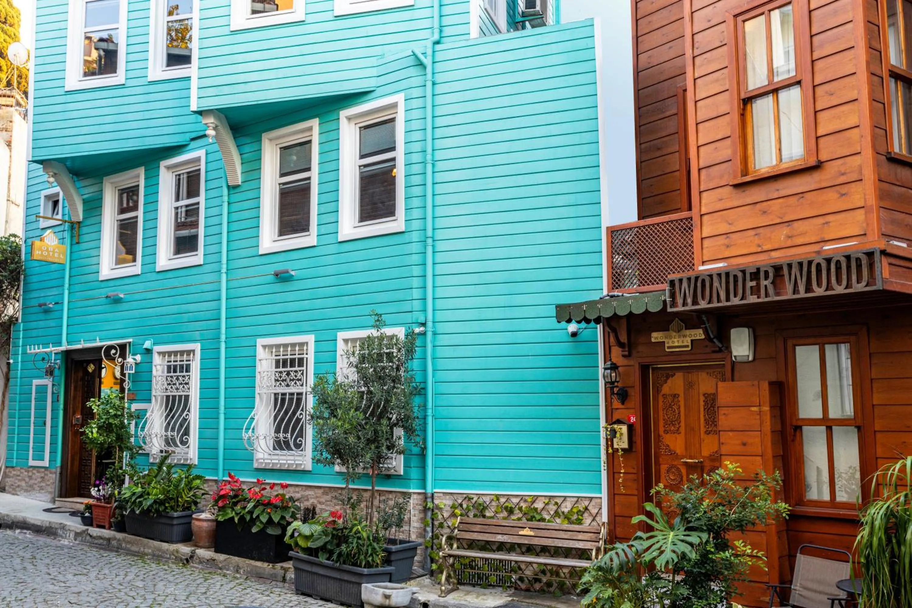 Property building in Wonder Wood Hotel