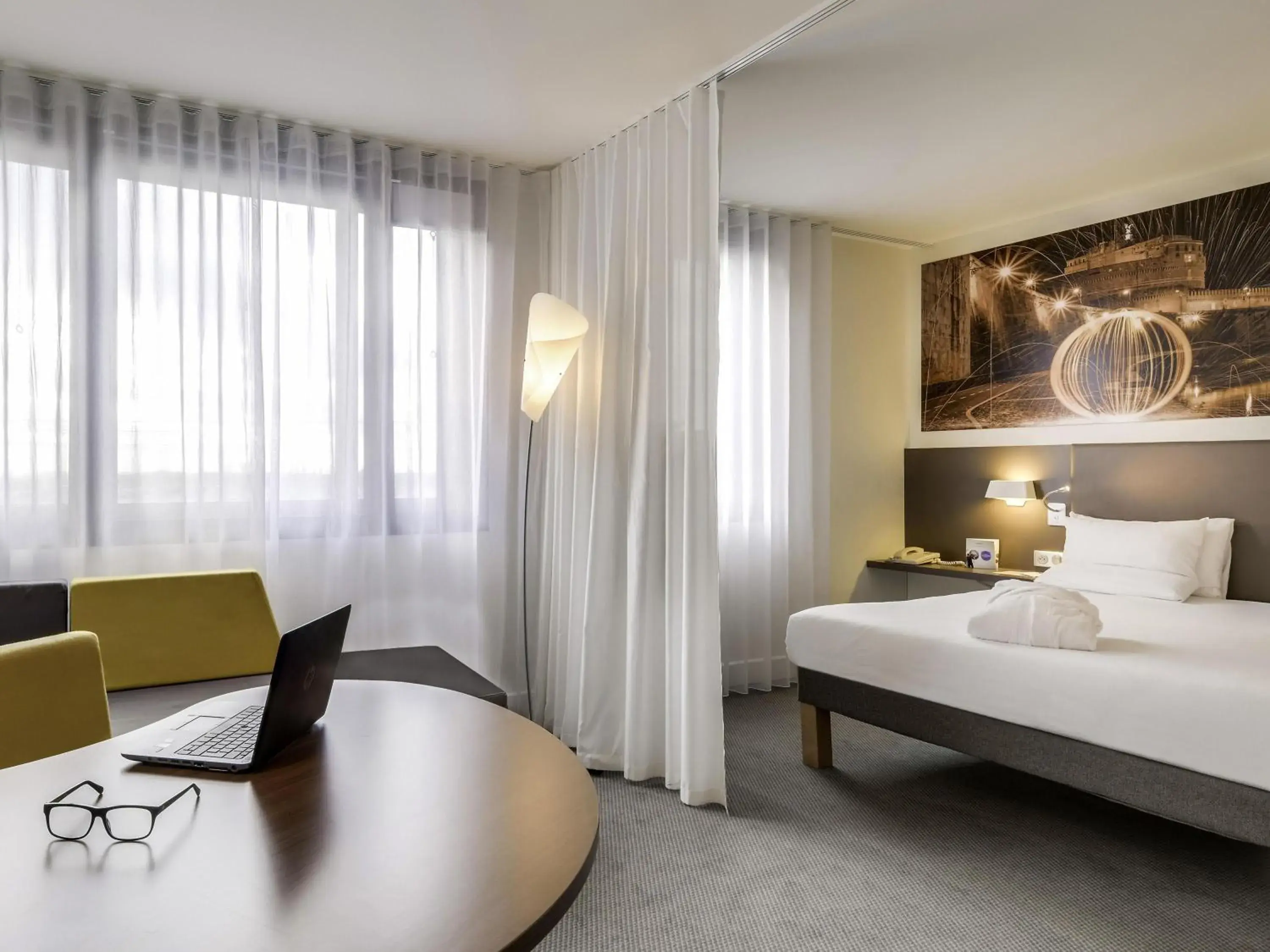 Executive Suite with One Double Bed and One Sofa Bed in Novotel Suites Paris CDG Airport Villepinte Executive Suite with One Double Bed and One Sofa Bed in Novotel Suites Paris CDG Airport Villepinte