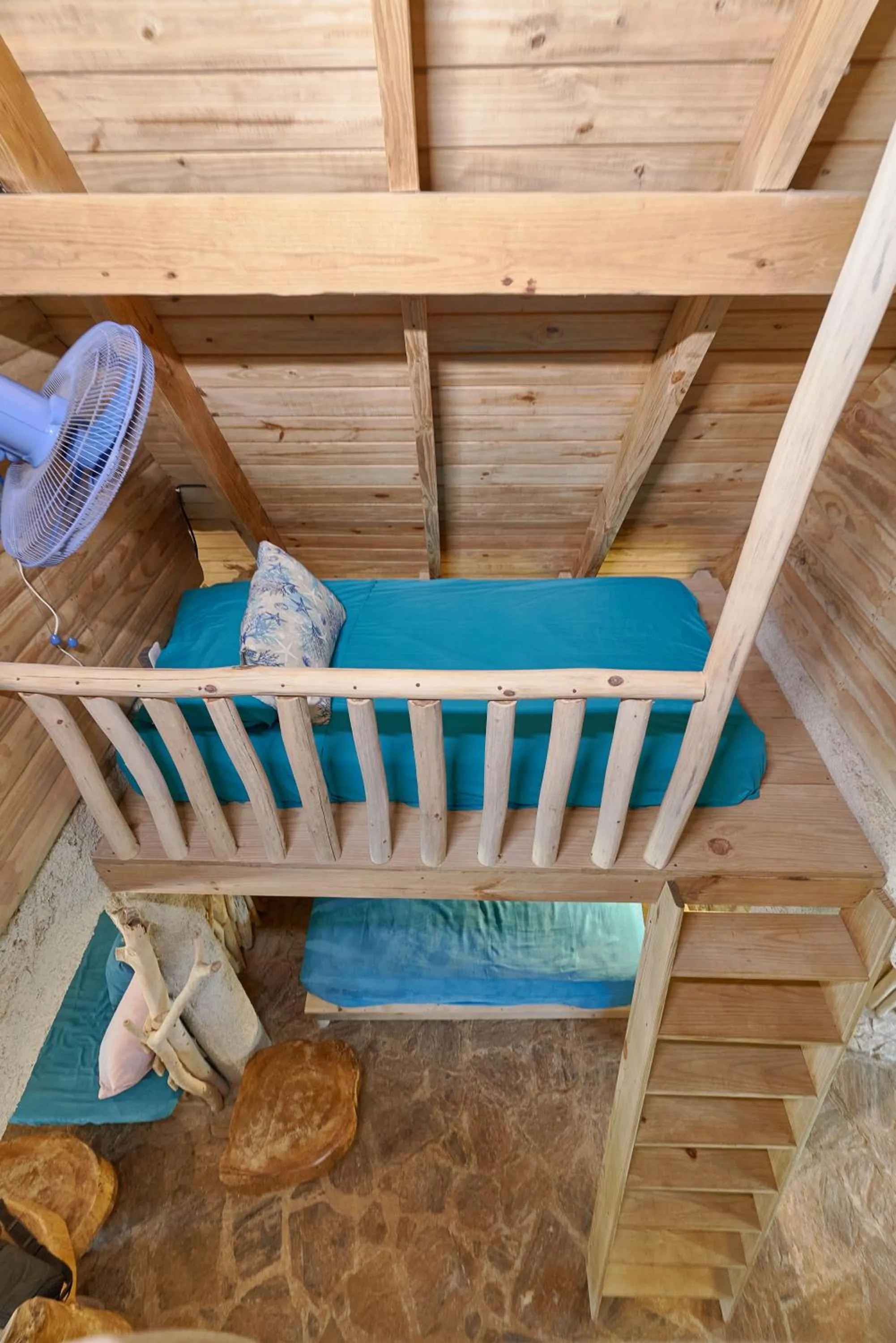 Bed in CHALET TROPICAL Hotel & Pool Bar Restaurant