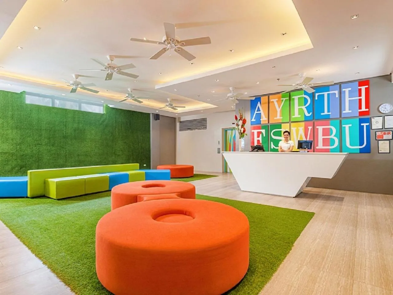 Lobby or reception in Boracay Uptown